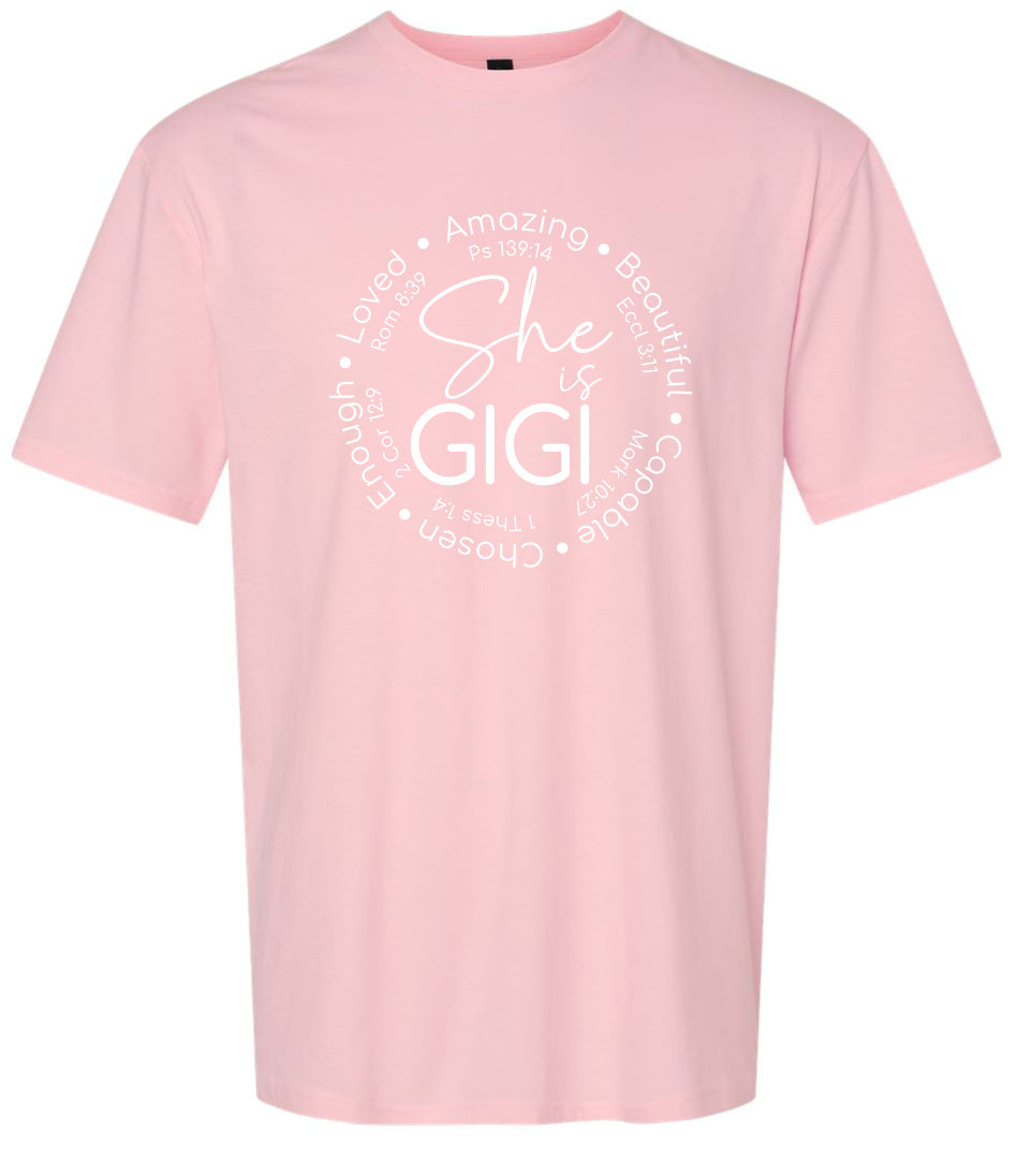 Biblical Gigi Adult Gildan Soft Shirt