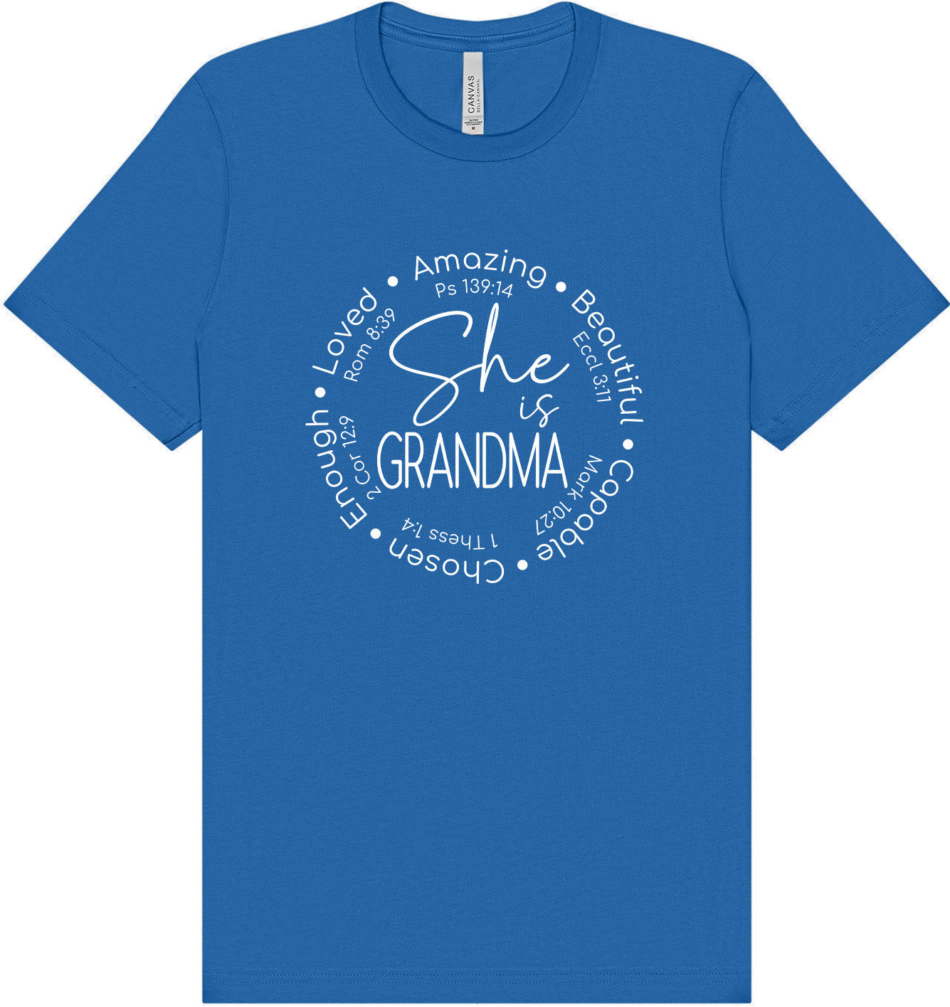 Biblical Grandma Adult Bella Canvas Shirt
