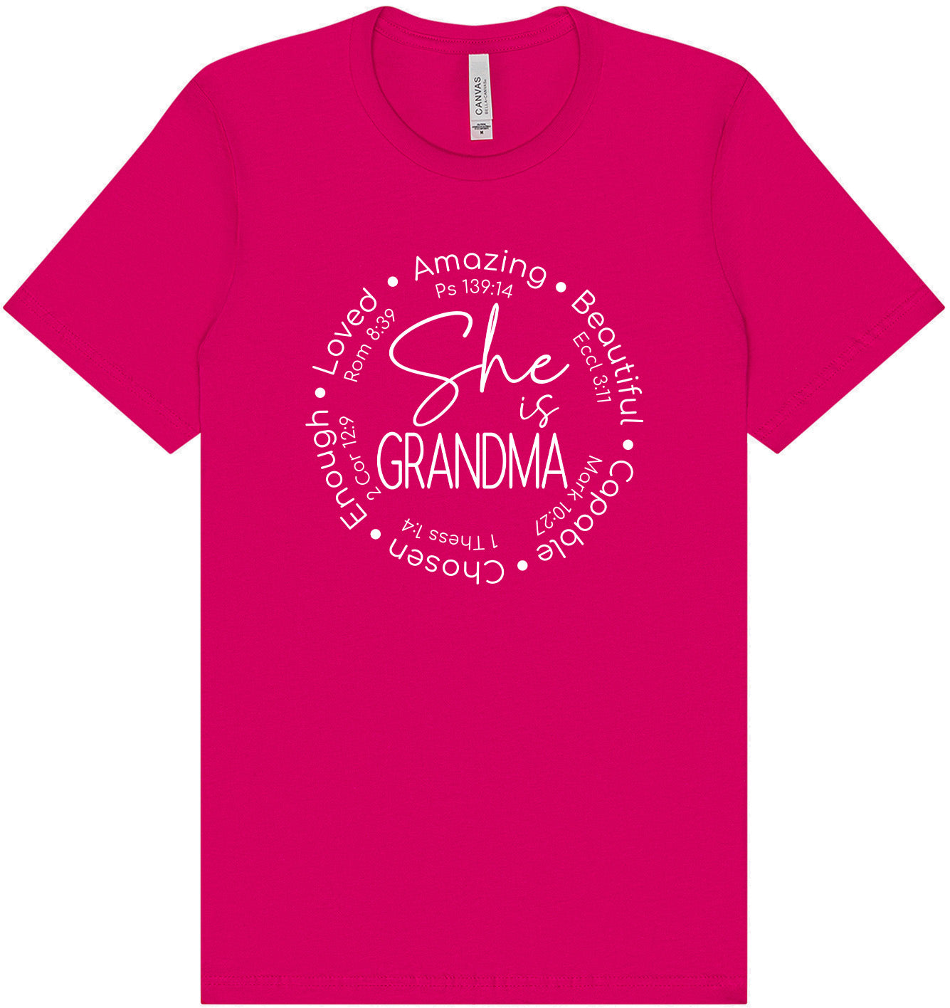 Biblical Grandma Adult Bella Canvas Shirt