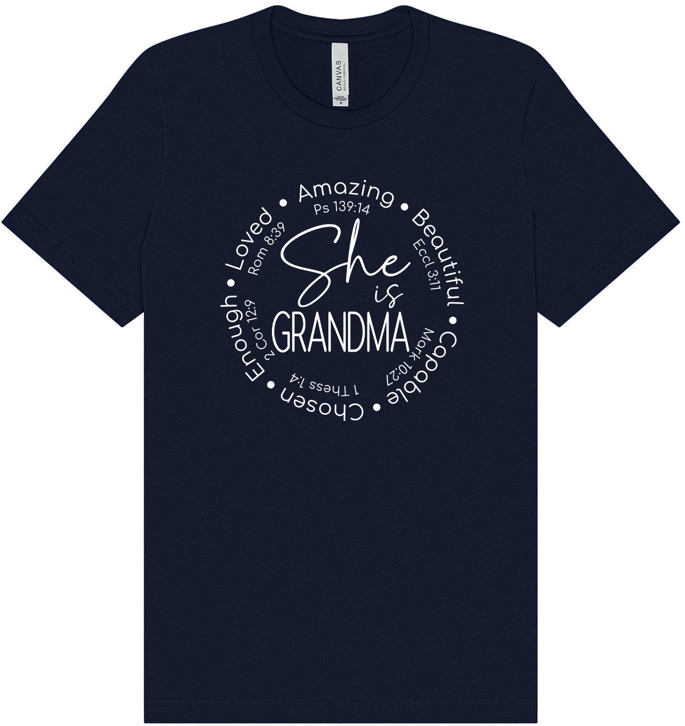 Biblical Grandma Adult Bella Canvas Shirt