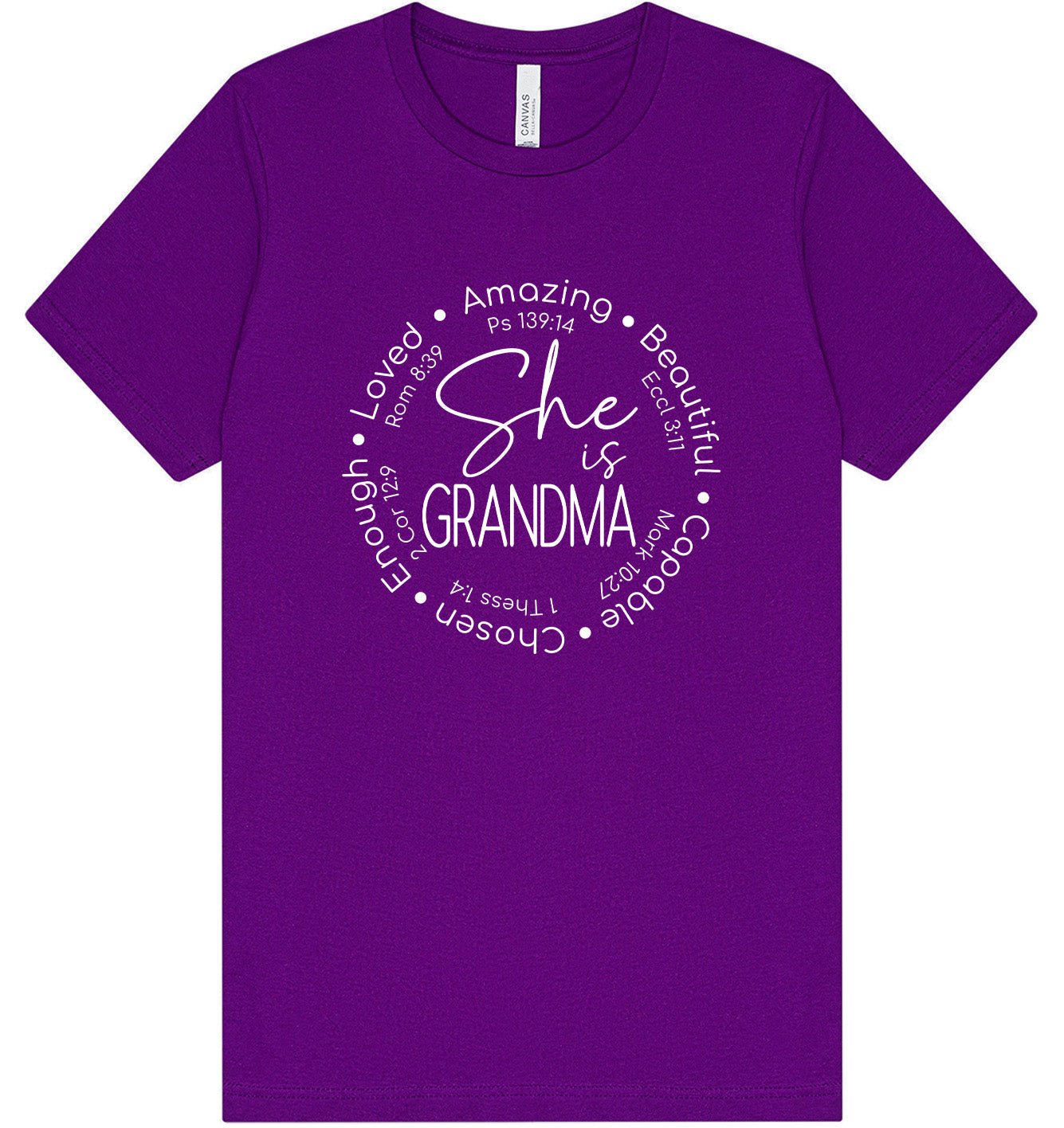 Biblical Grandma Adult Bella Canvas Shirt