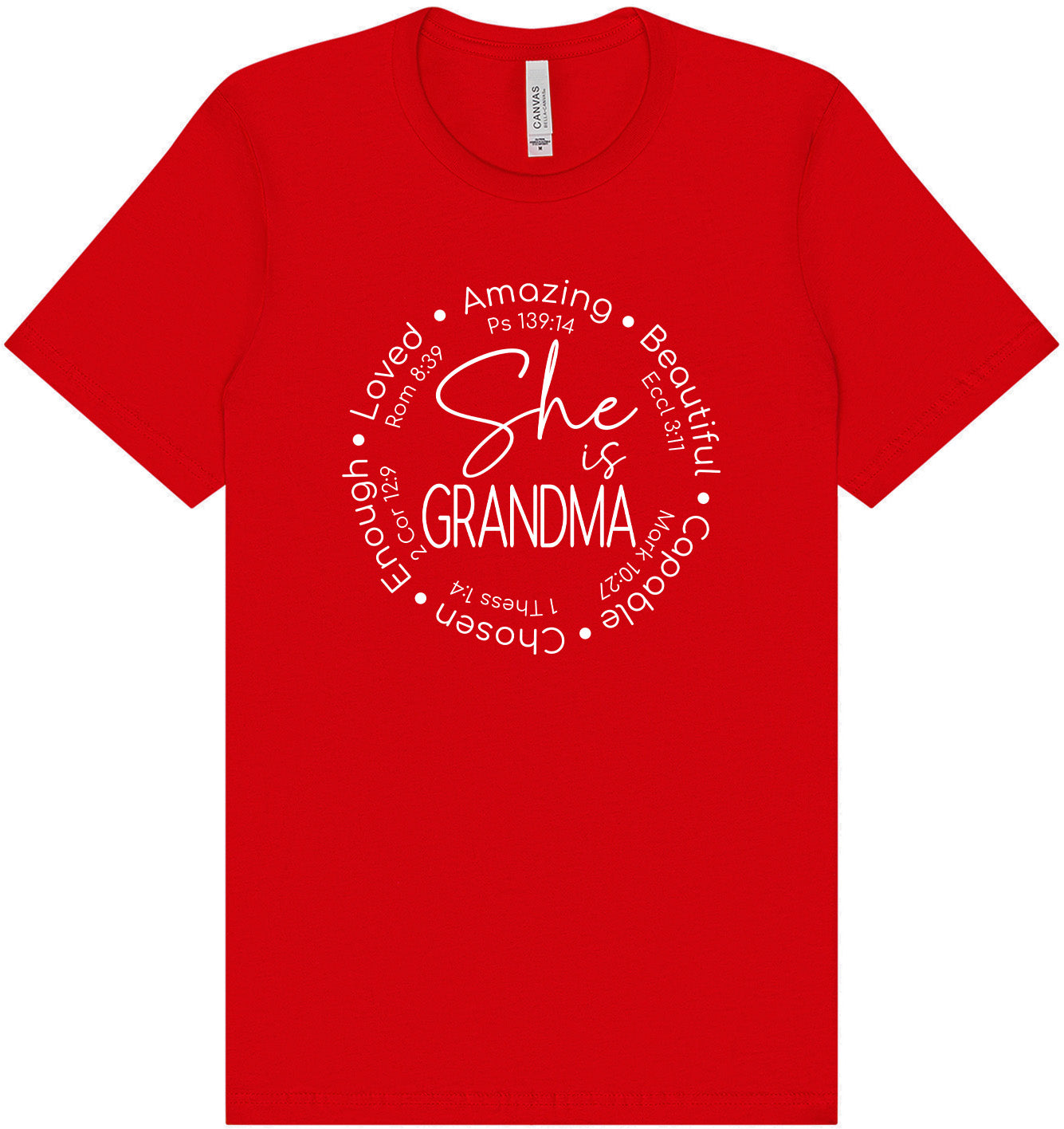 Biblical Grandma Adult Bella Canvas Shirt
