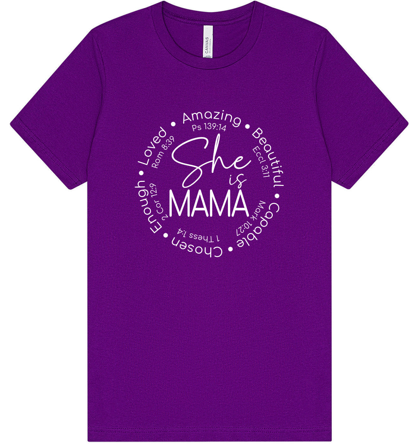 Biblical Mama Adult Bella Canvas Shirt