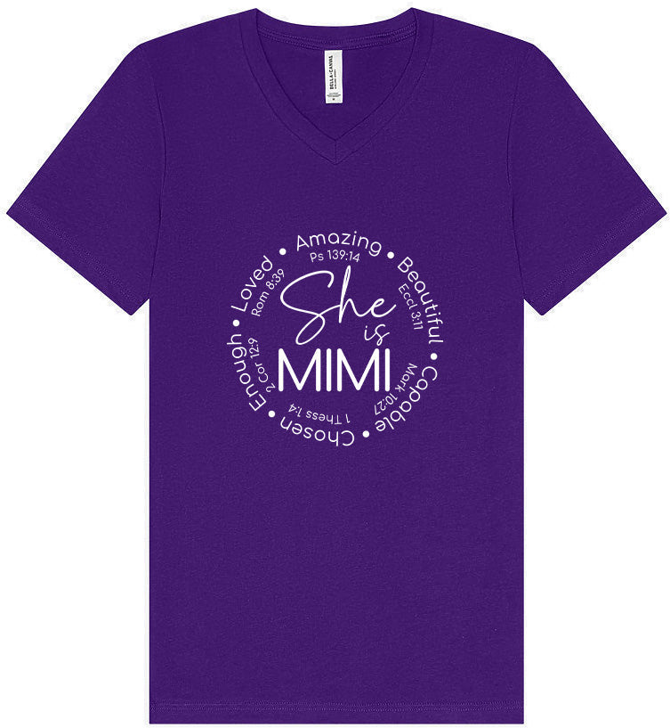 Biblical Mimi Unisex V-Neck Shirt