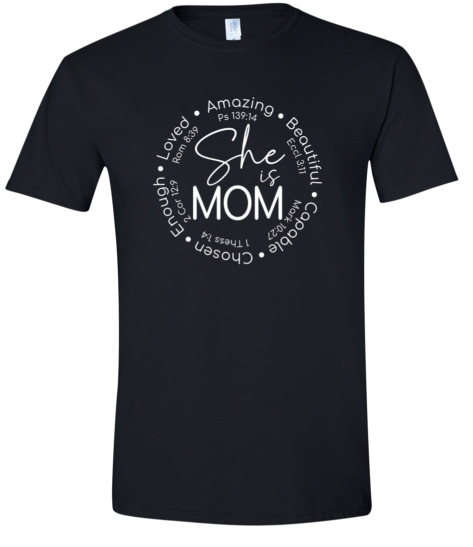 Biblical Mom Adult Gildan Soft Shirt
