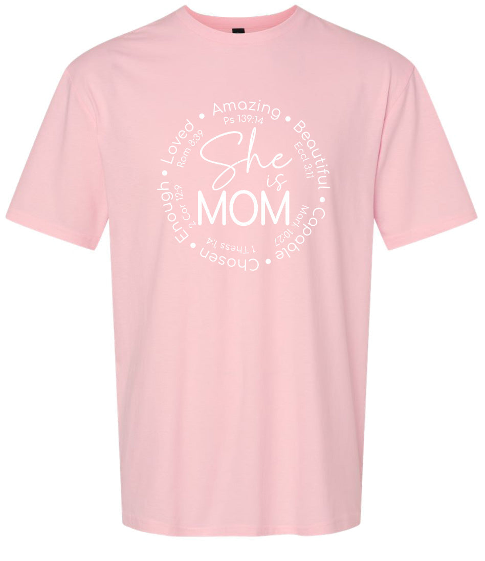 Biblical Mom Adult Gildan Soft Shirt