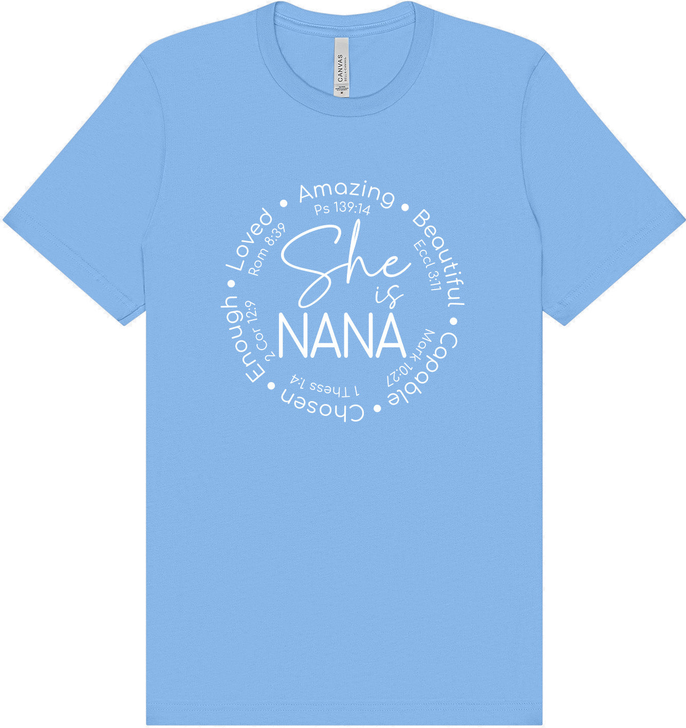 Biblical Nana Adult Bella Canvas Shirt