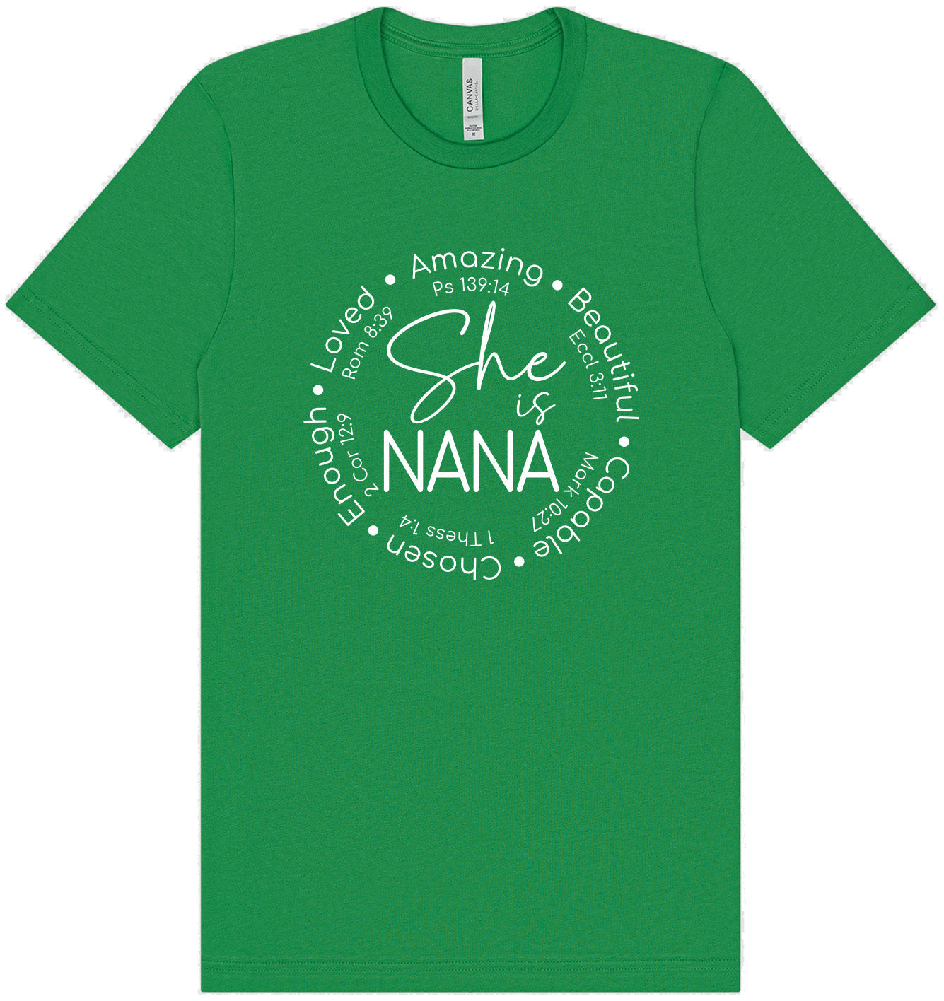 Biblical Nana Adult Bella Canvas Shirt
