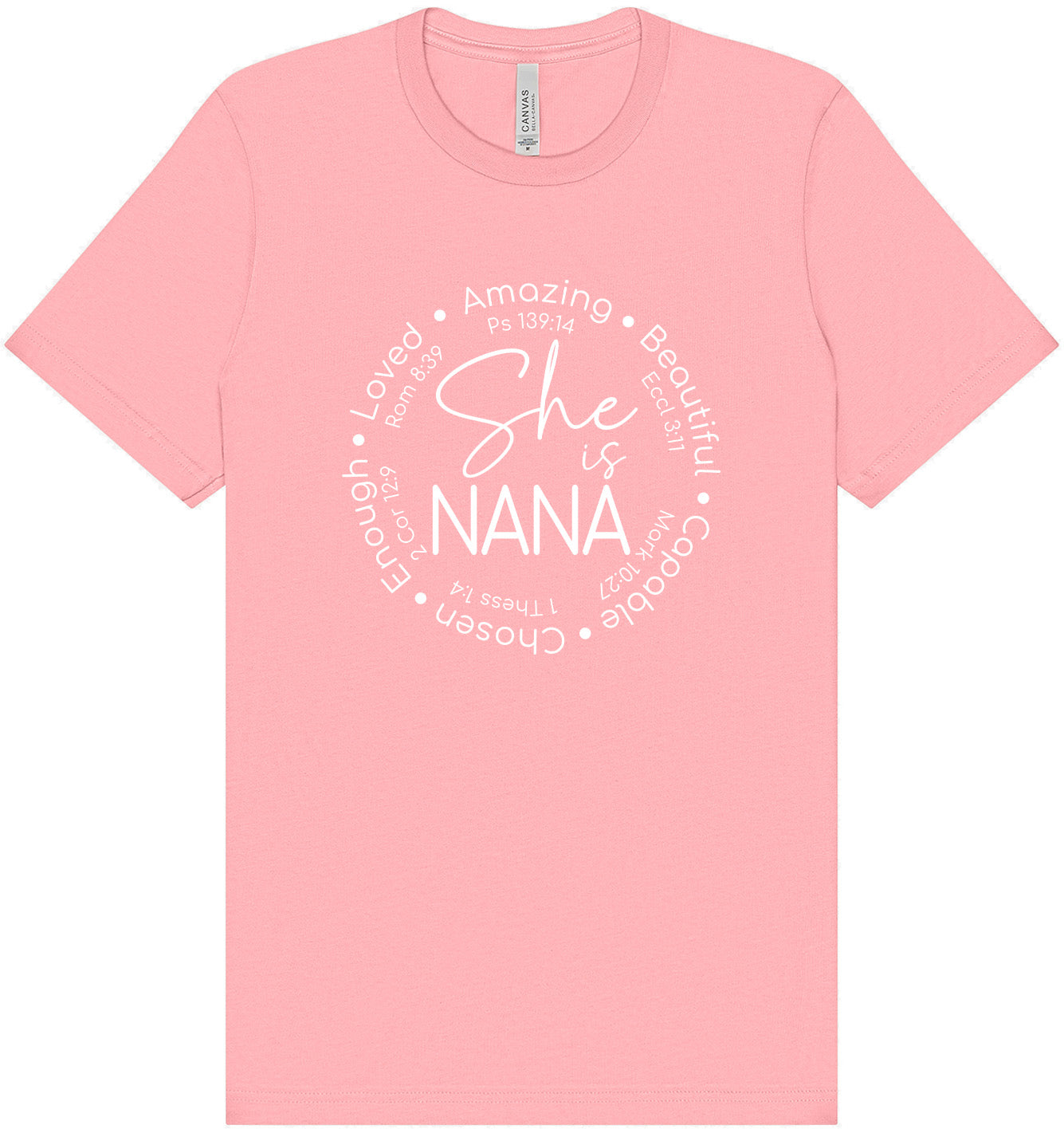 Biblical Nana Adult Bella Canvas Shirt