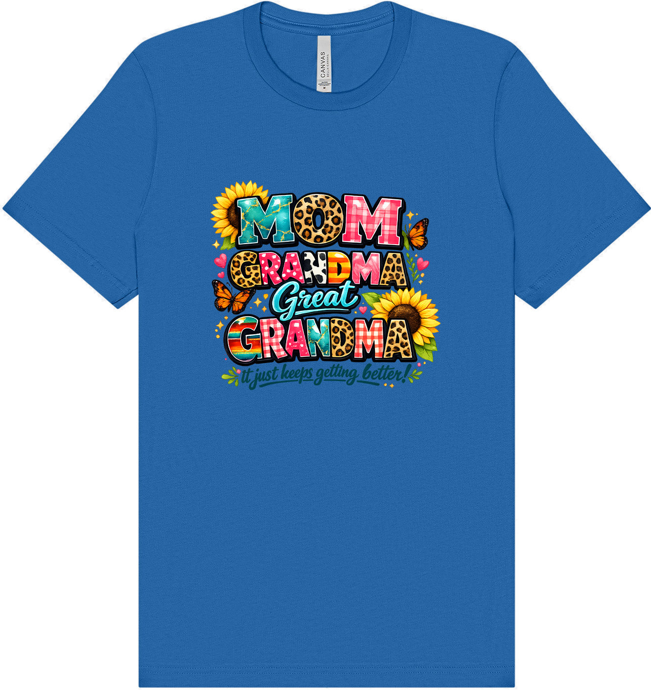 Mom, Grandma, Great Grandma Adult Bella Canvas Shirt