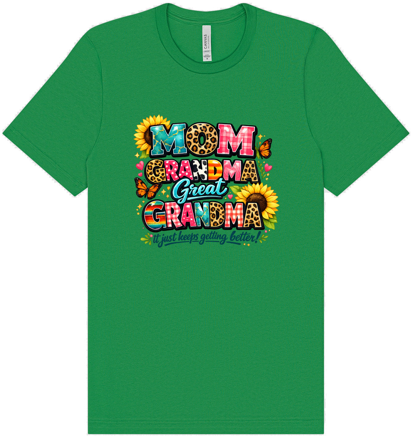 Mom, Grandma, Great Grandma Adult Bella Canvas Shirt