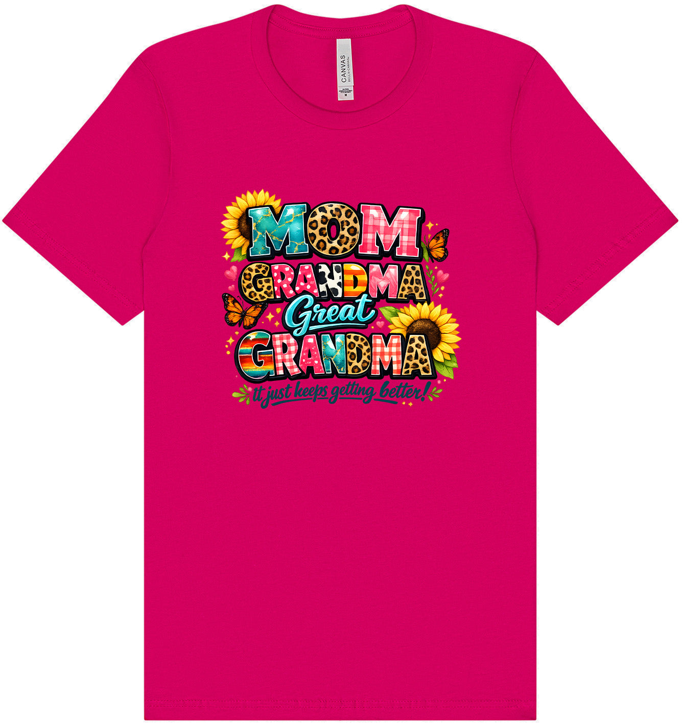 Mom, Grandma, Great Grandma Adult Bella Canvas Shirt