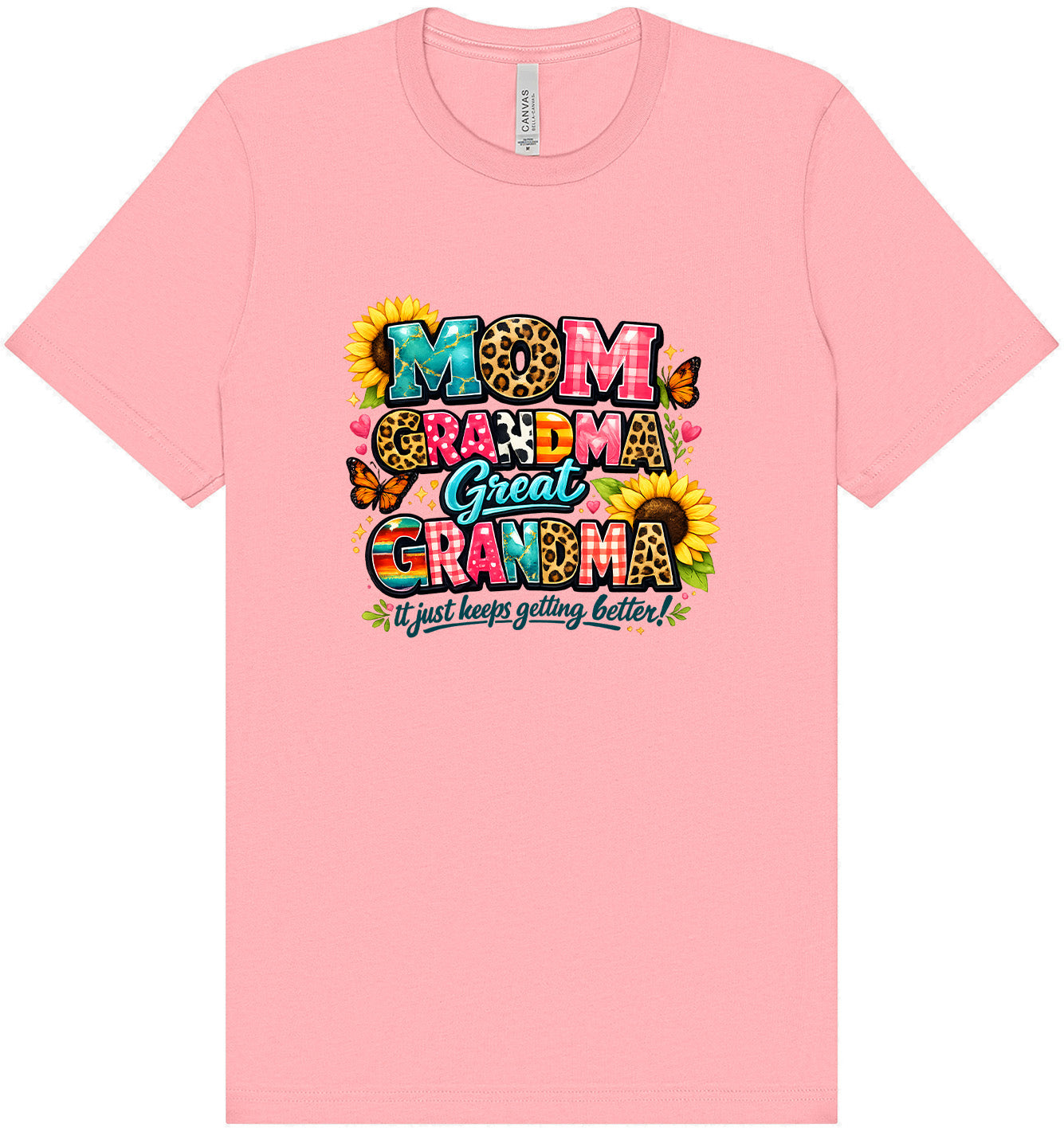 Mom, Grandma, Great Grandma Adult Bella Canvas Shirt