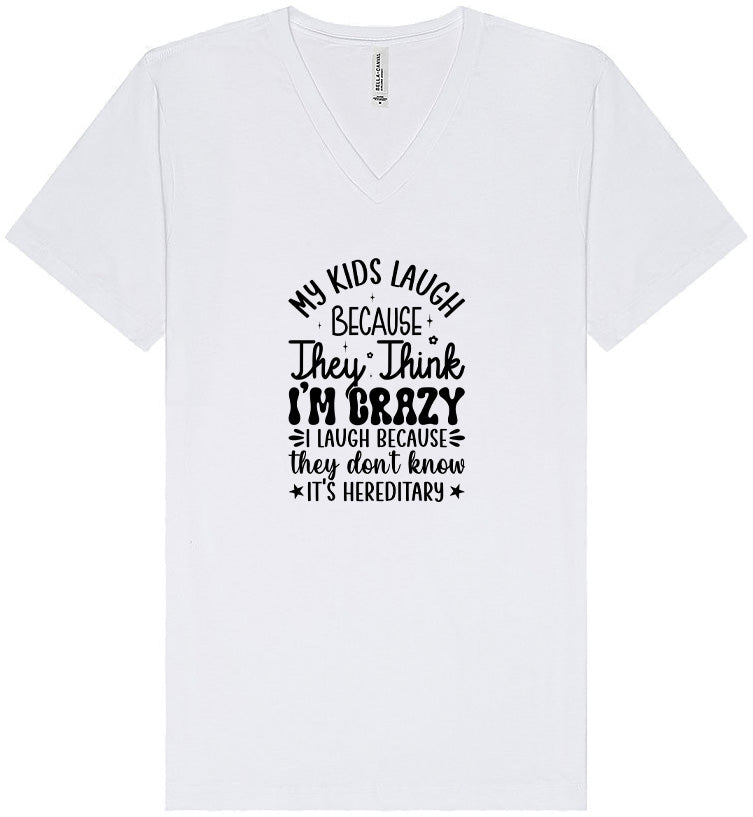 They Don't Know It's Hereditary Unisex V-Neck Shirt