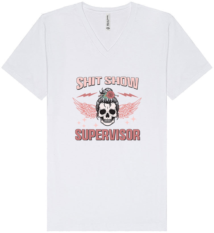 Shitshow Supervisor Unisex V-Neck Shirt