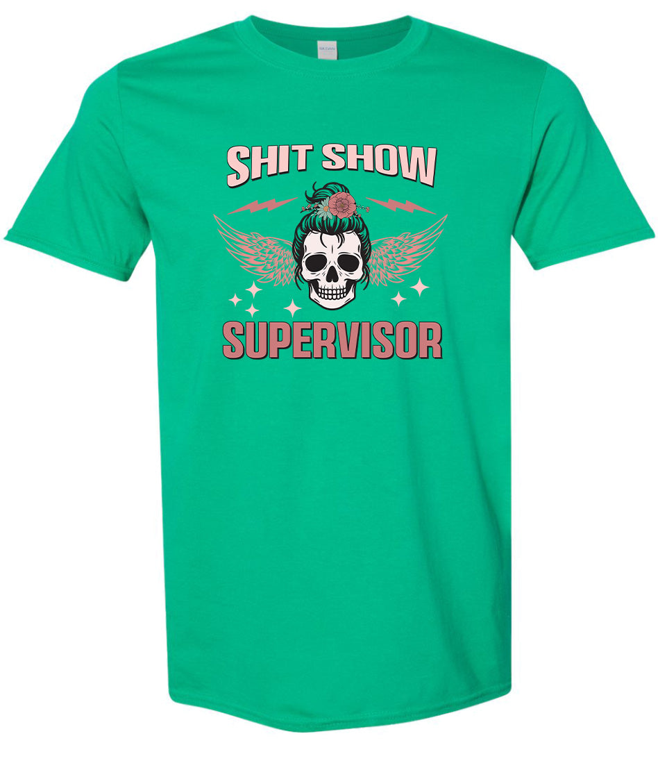 Shitshow Supervisor Adult Gildan Soft Shirt