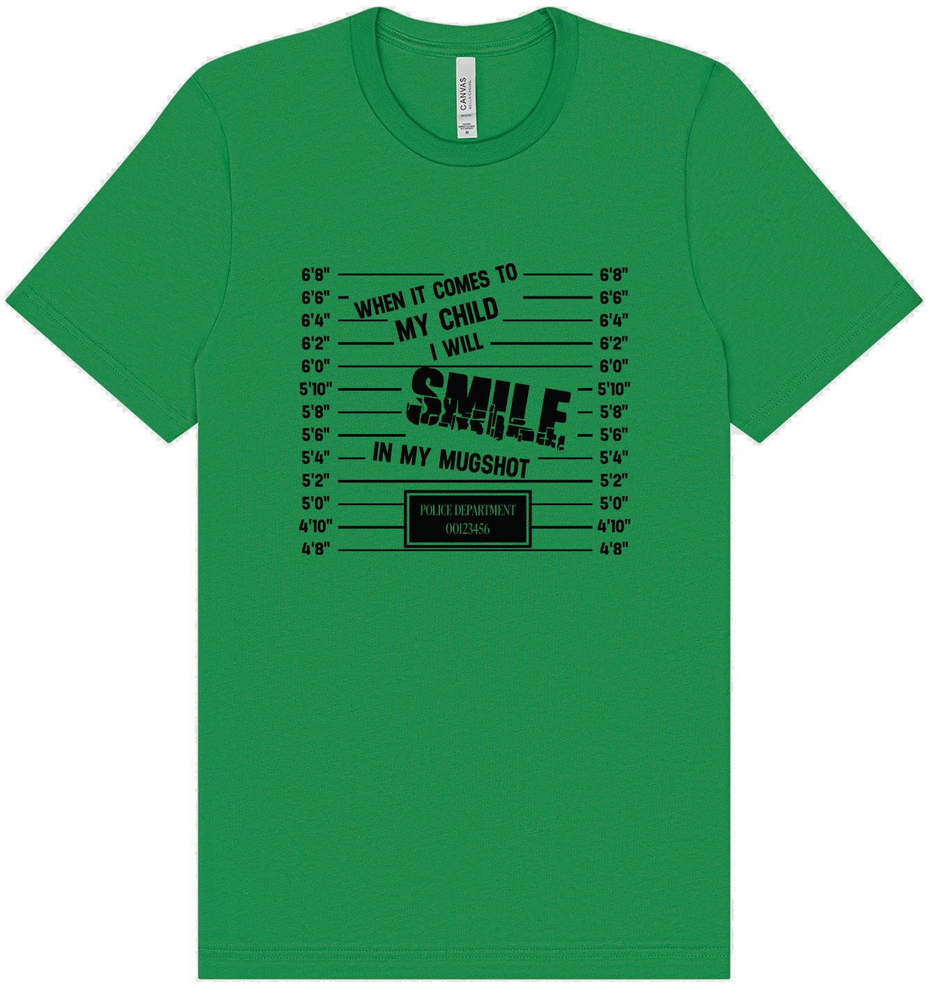 Smile in my Mugshot Adult Bella Canvas Shirt