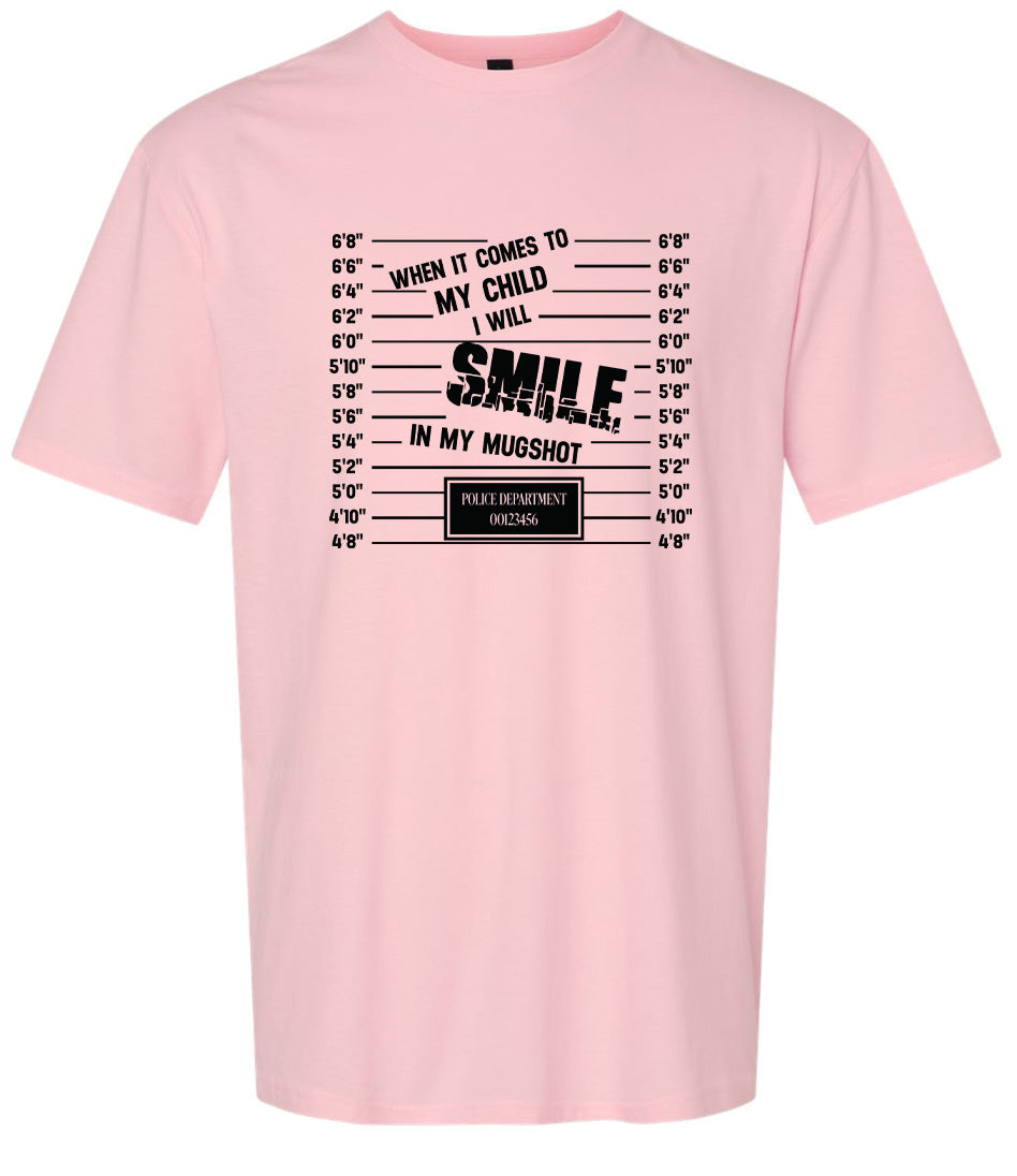 Smile in my Mugshot Adult Gildan Soft Shirt