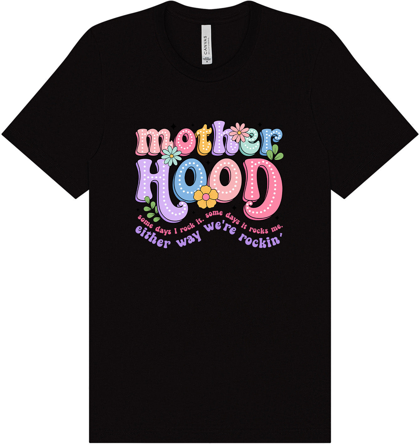 Rockin Motherhood Adult Bella Canvas Shirt