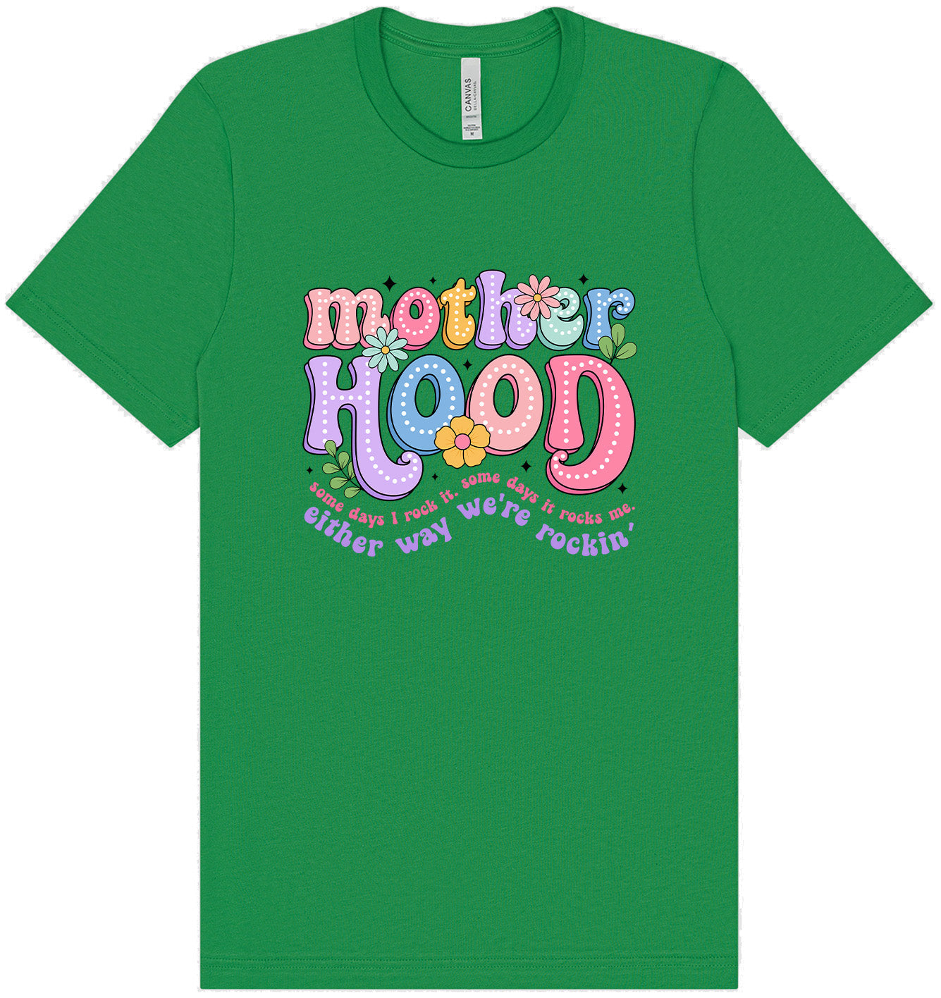 Rockin Motherhood Adult Bella Canvas Shirt
