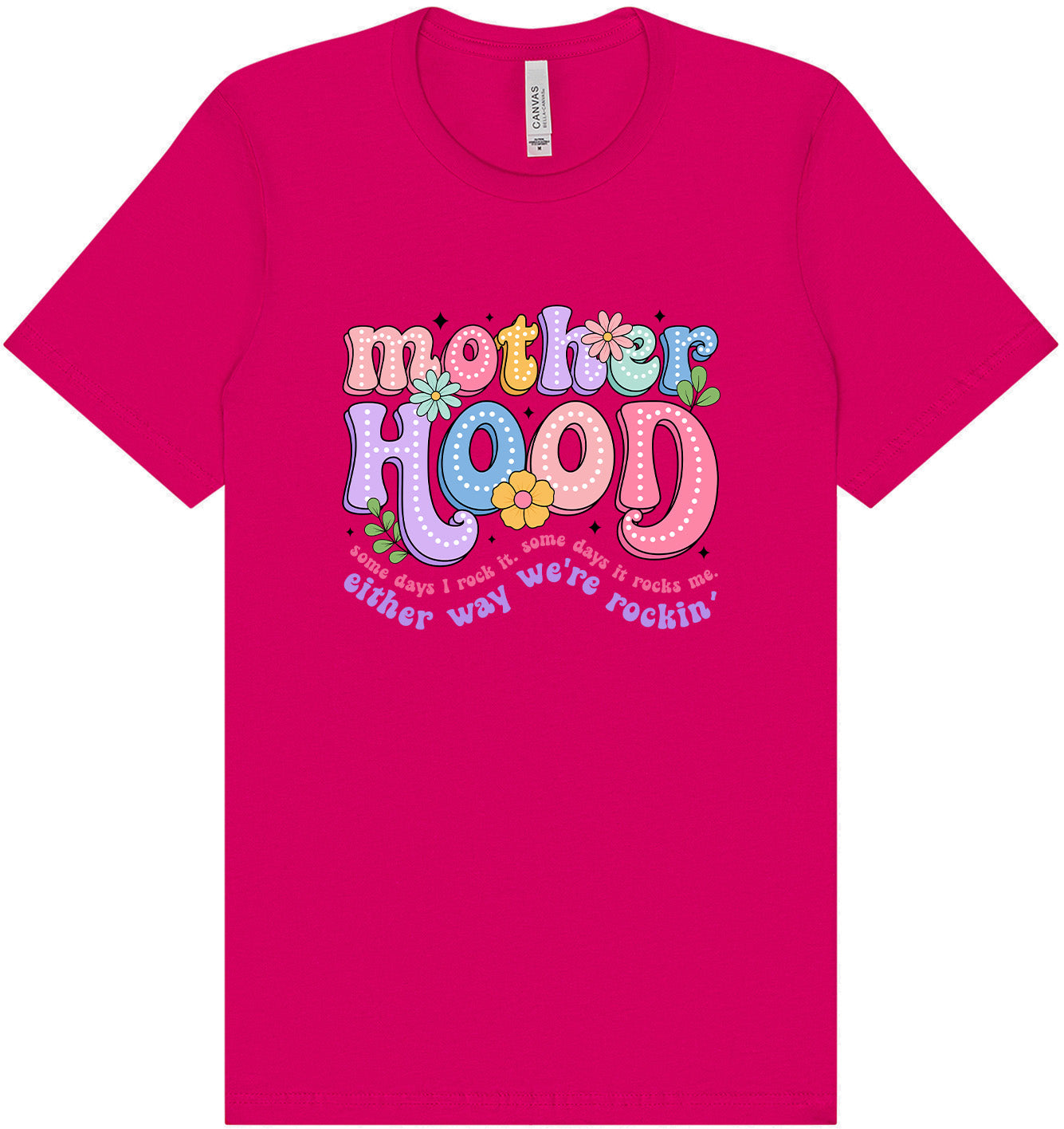 Rockin Motherhood Adult Bella Canvas Shirt