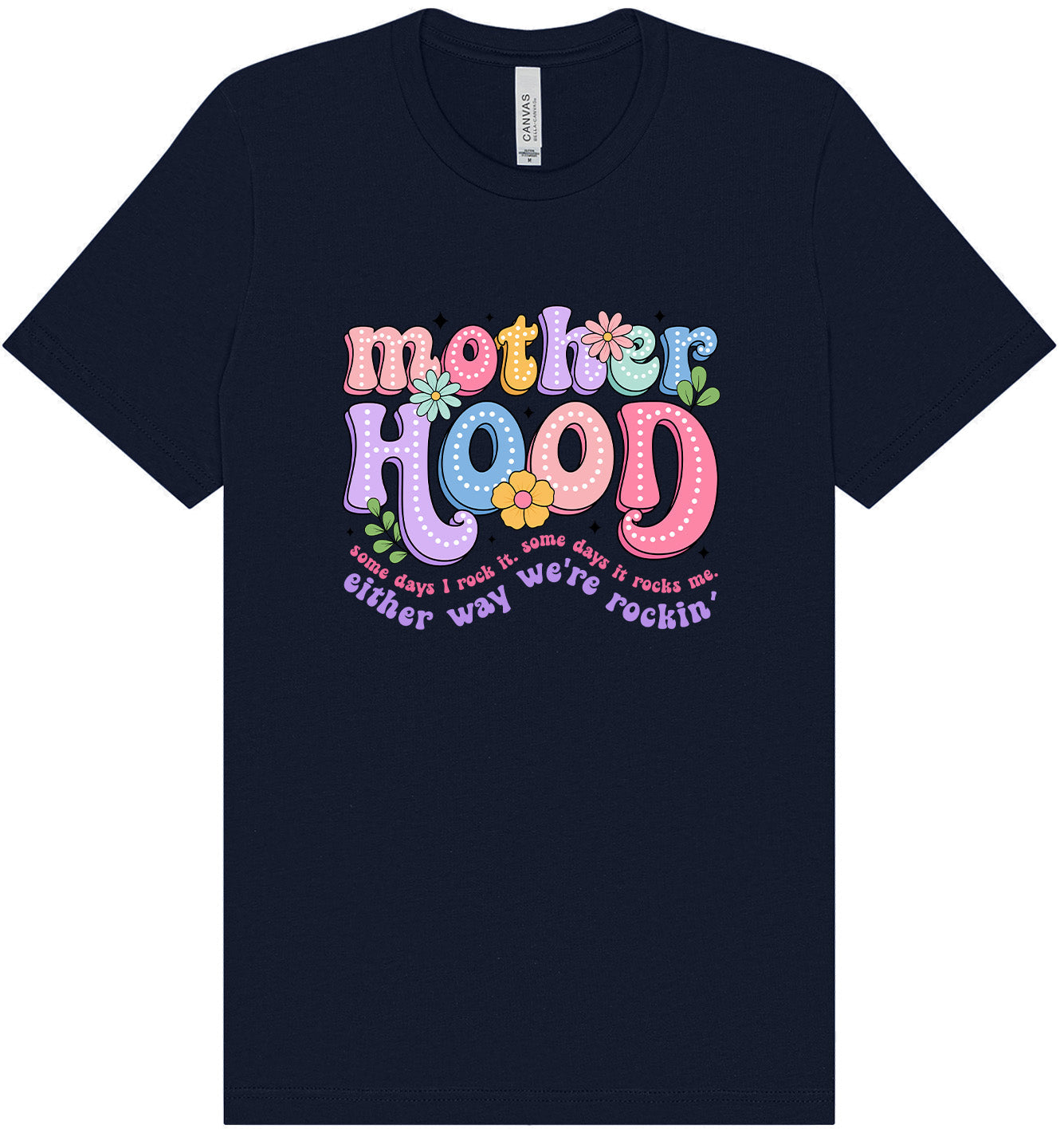 Rockin Motherhood Adult Bella Canvas Shirt