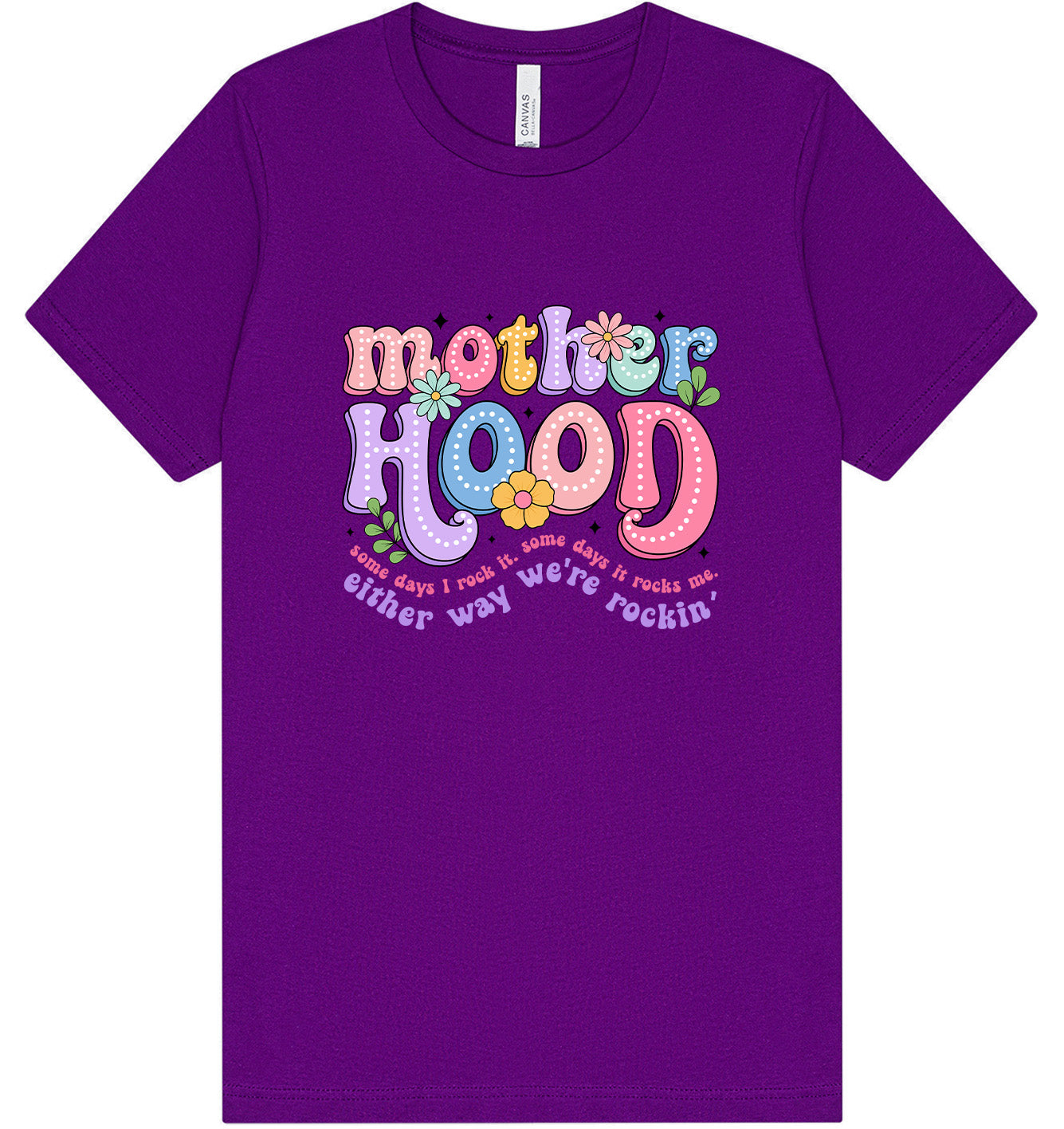 Rockin Motherhood Adult Bella Canvas Shirt