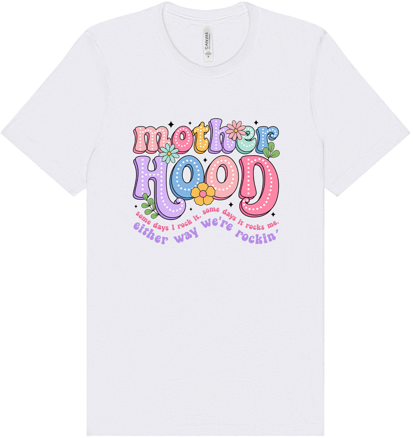 Rockin Motherhood Adult Bella Canvas Shirt