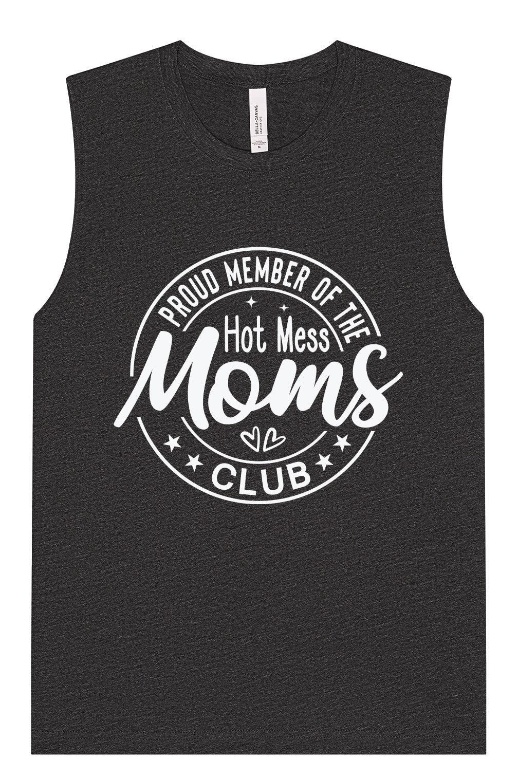 Hot Mess Moms Club Muscle Tank