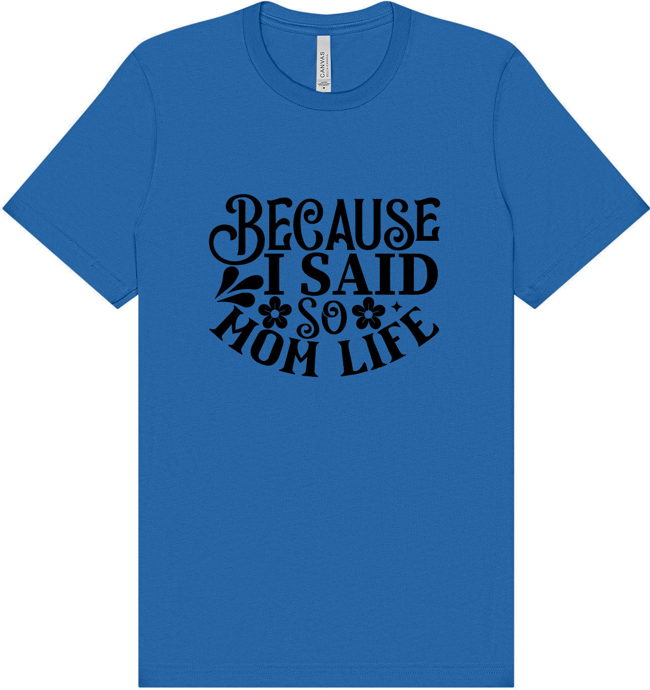 Because I Said So Adult Bella Canvas Shirt