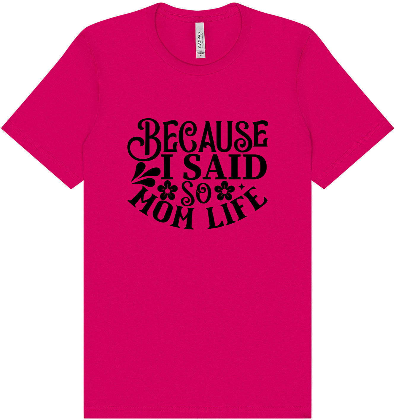 Because I Said So Adult Bella Canvas Shirt