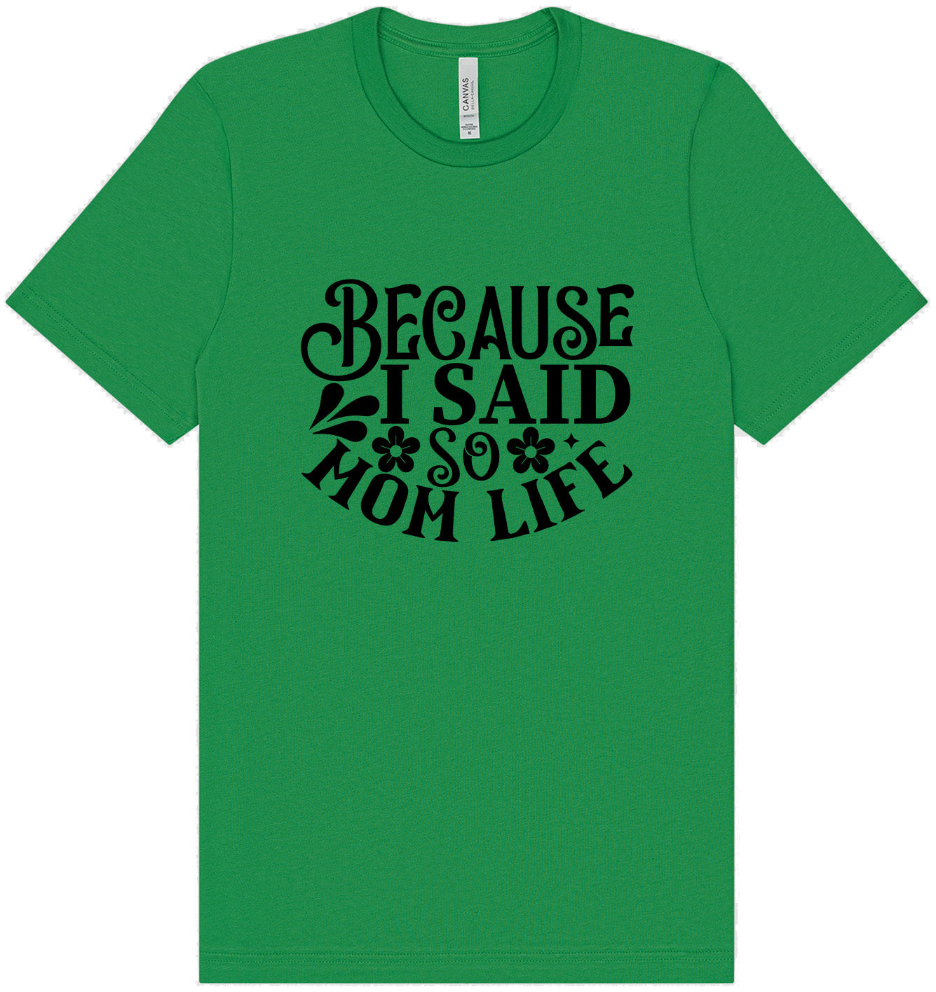 Because I Said So Adult Bella Canvas Shirt