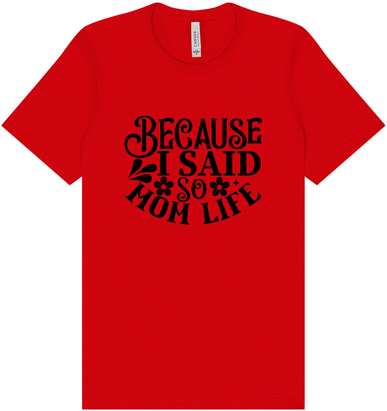 Because I Said So Adult Bella Canvas Shirt