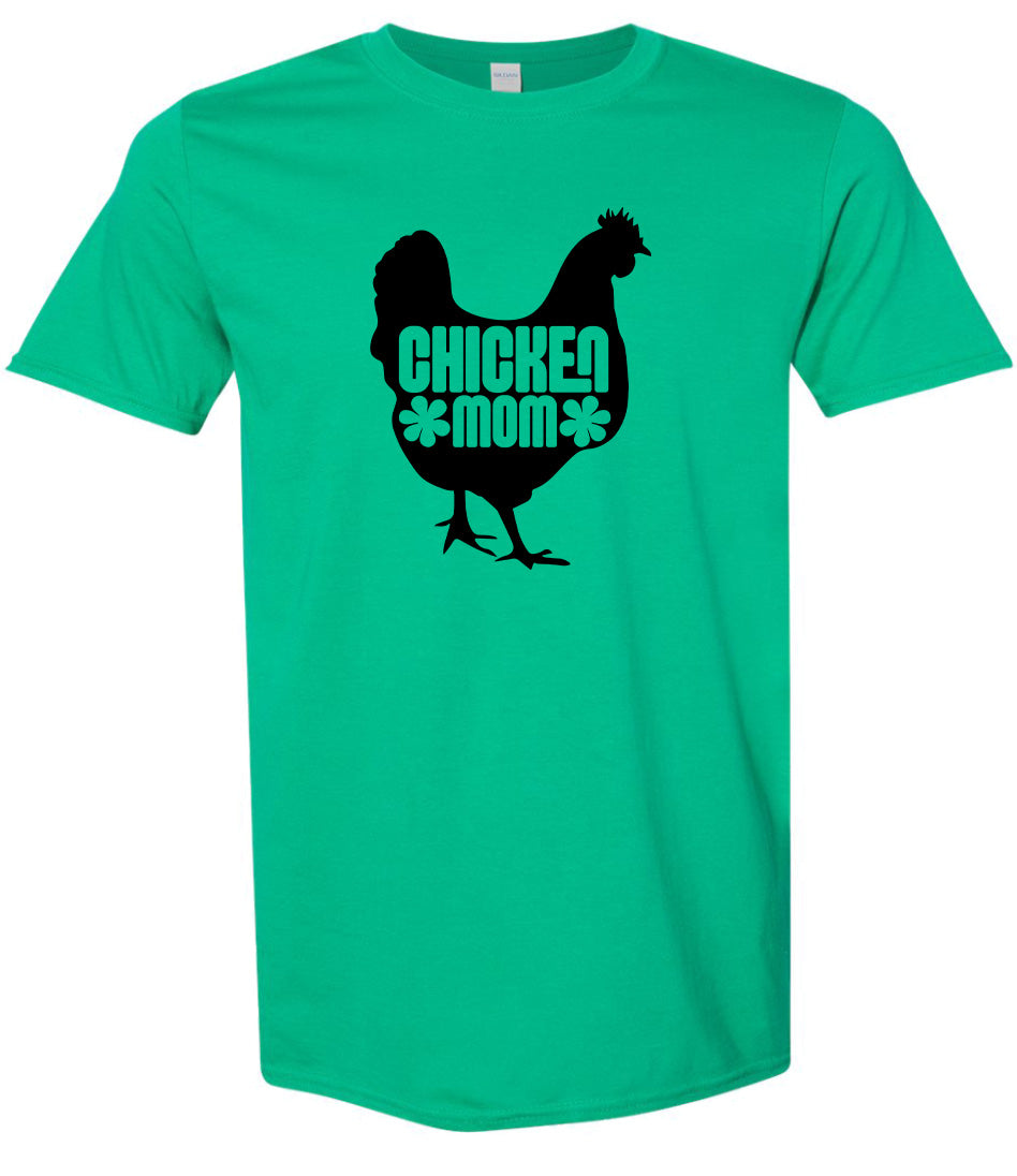 Chicken Mom Adult Gildan Soft Shirt