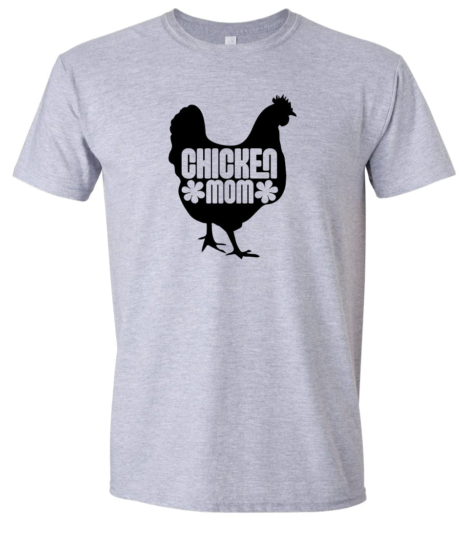Chicken Mom Adult Gildan Soft Shirt