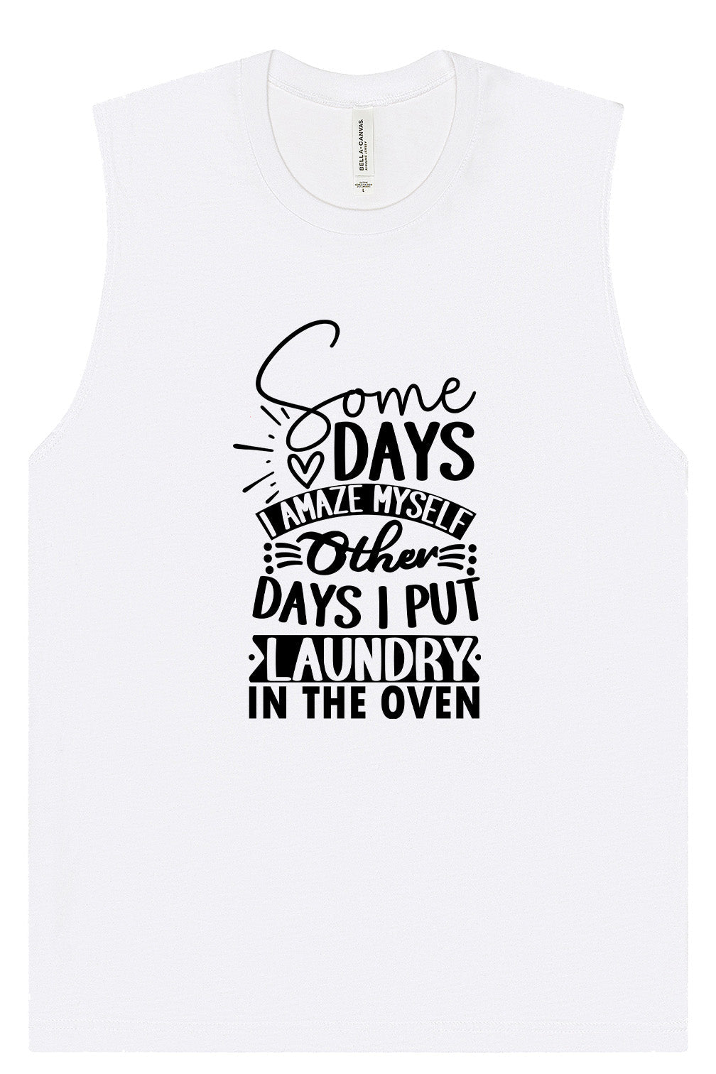 Laundry in the Oven Muscle Tank