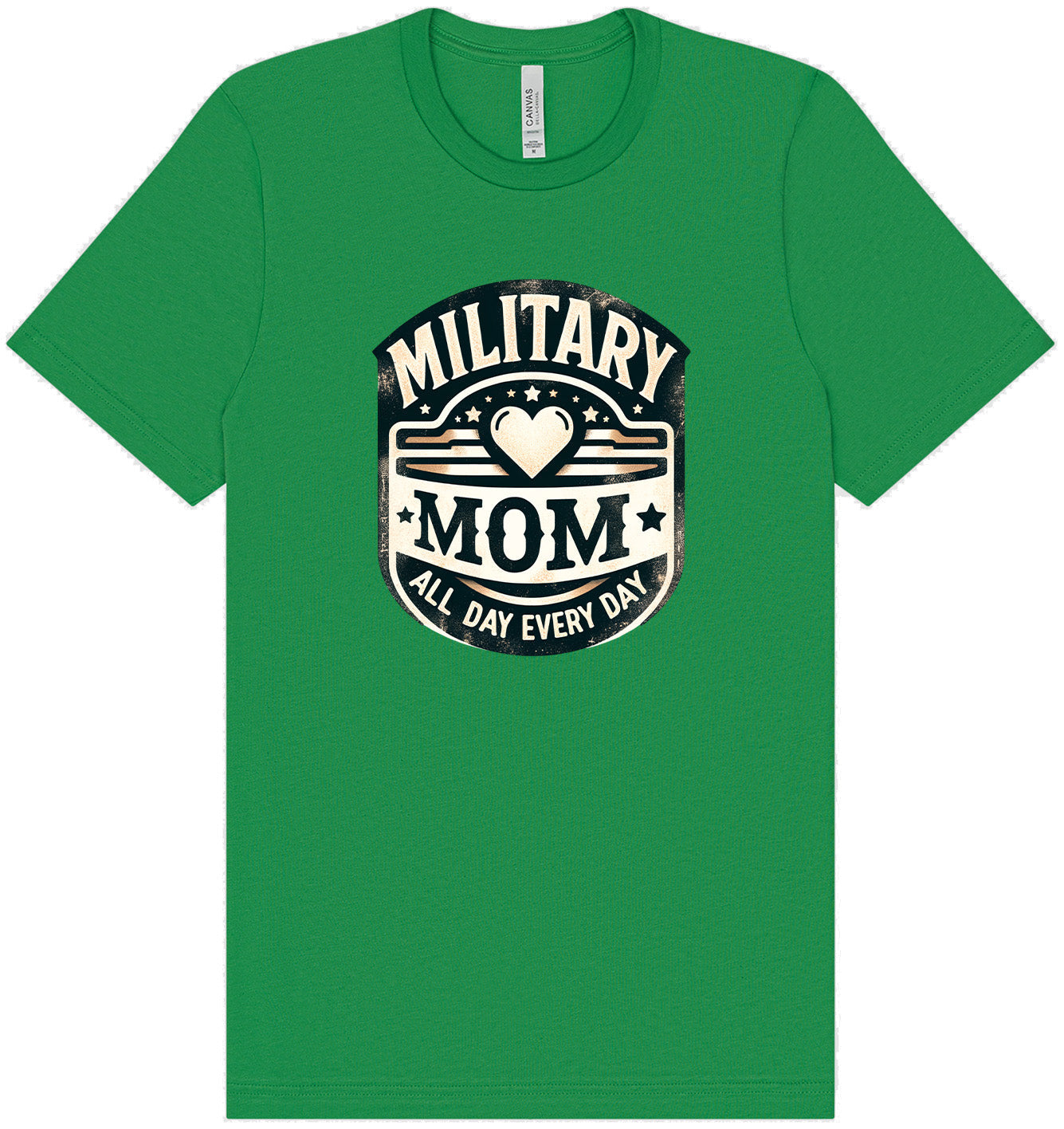 Proud Military Mom Adult Bella Canvas Shirt