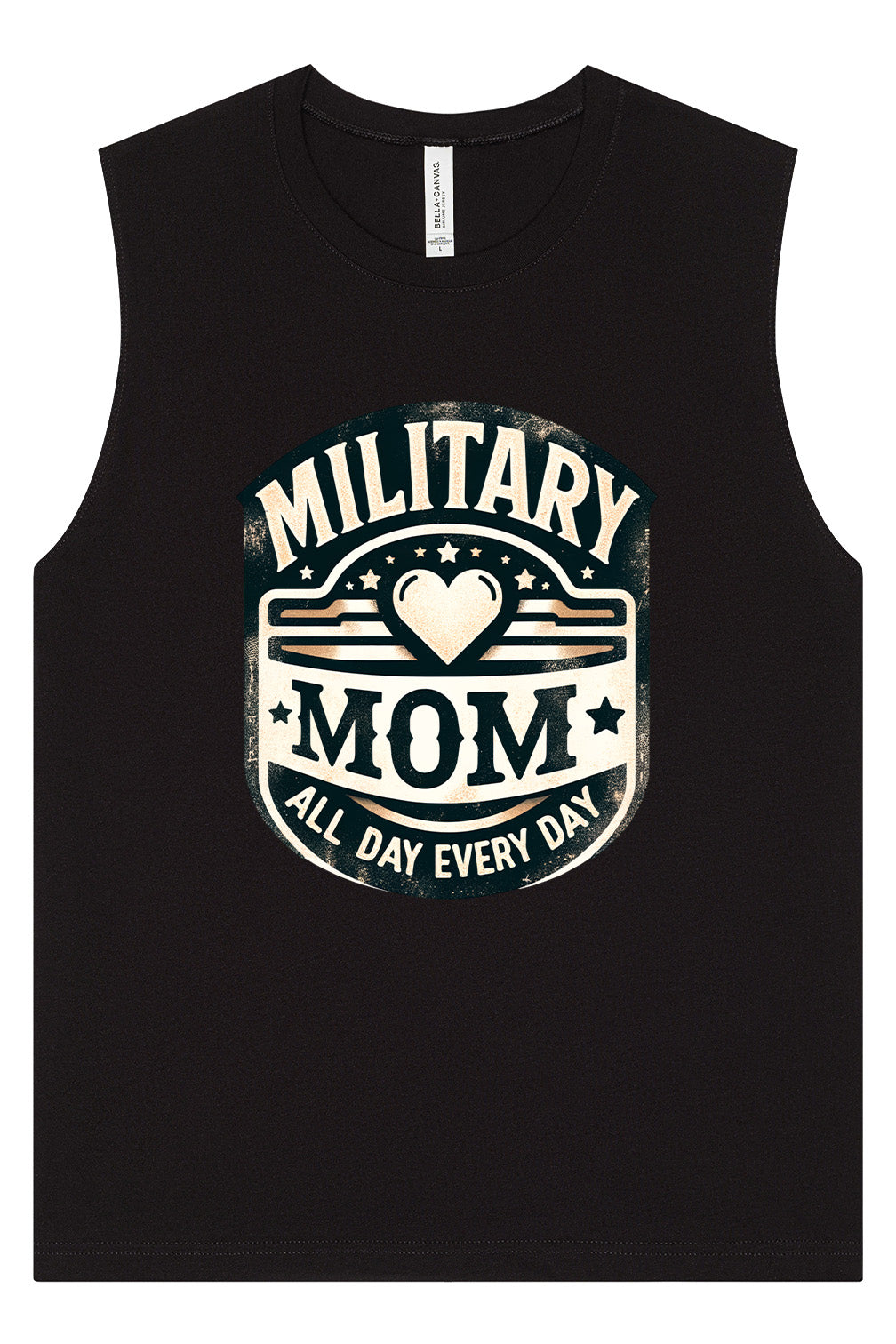 Proud Military Mom Muscle Tank