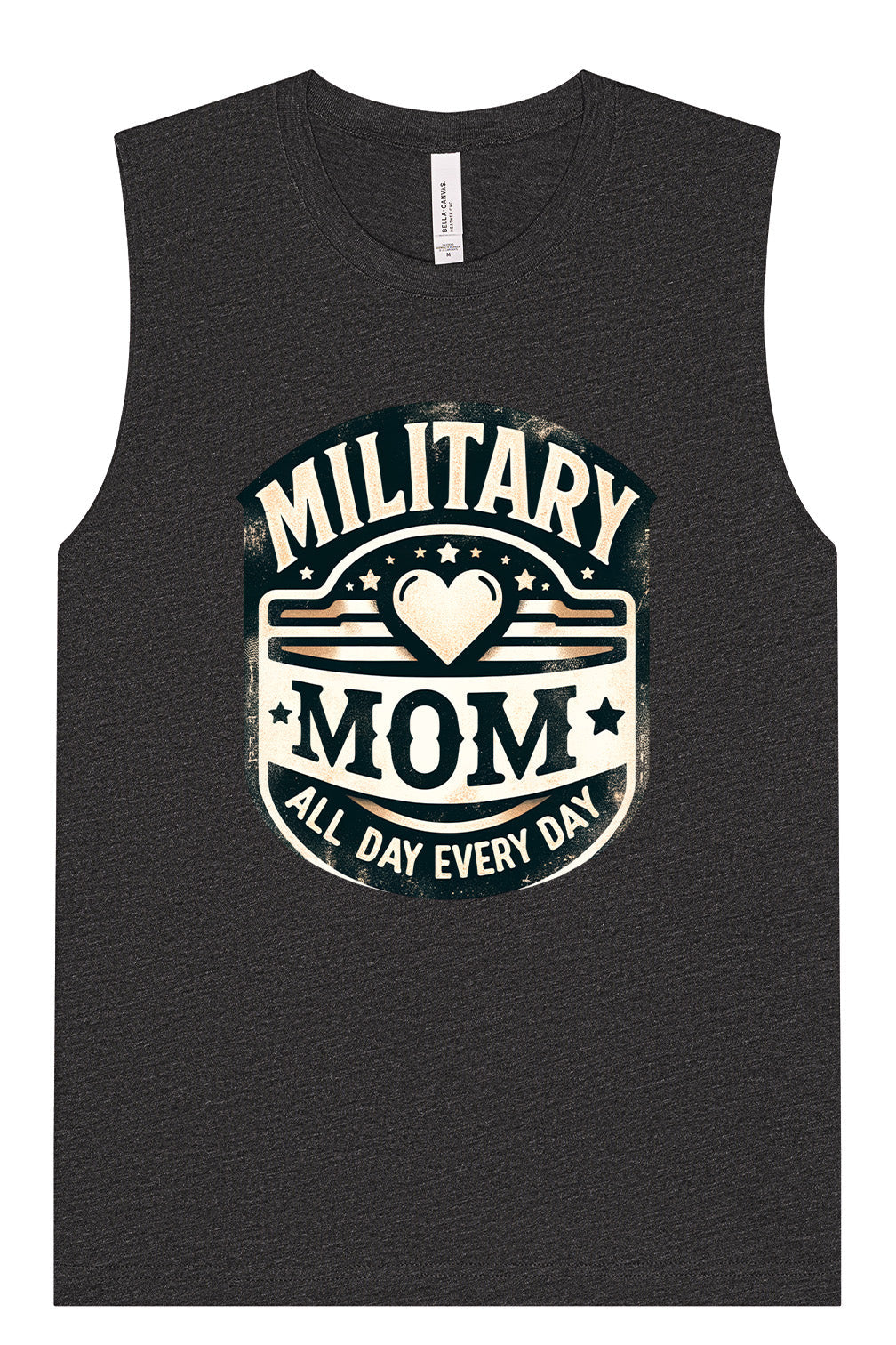 Proud Military Mom Muscle Tank