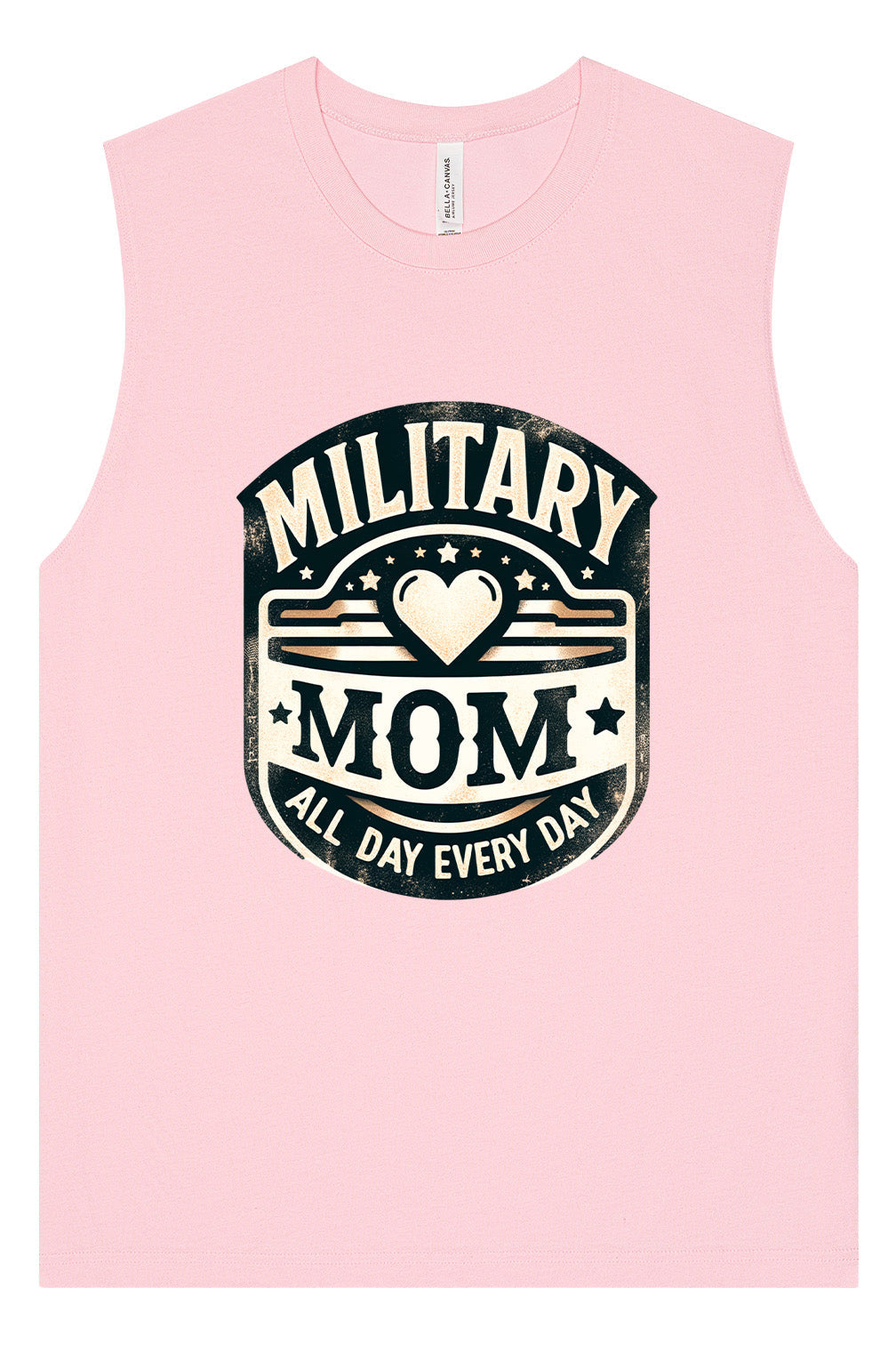 Proud Military Mom Muscle Tank