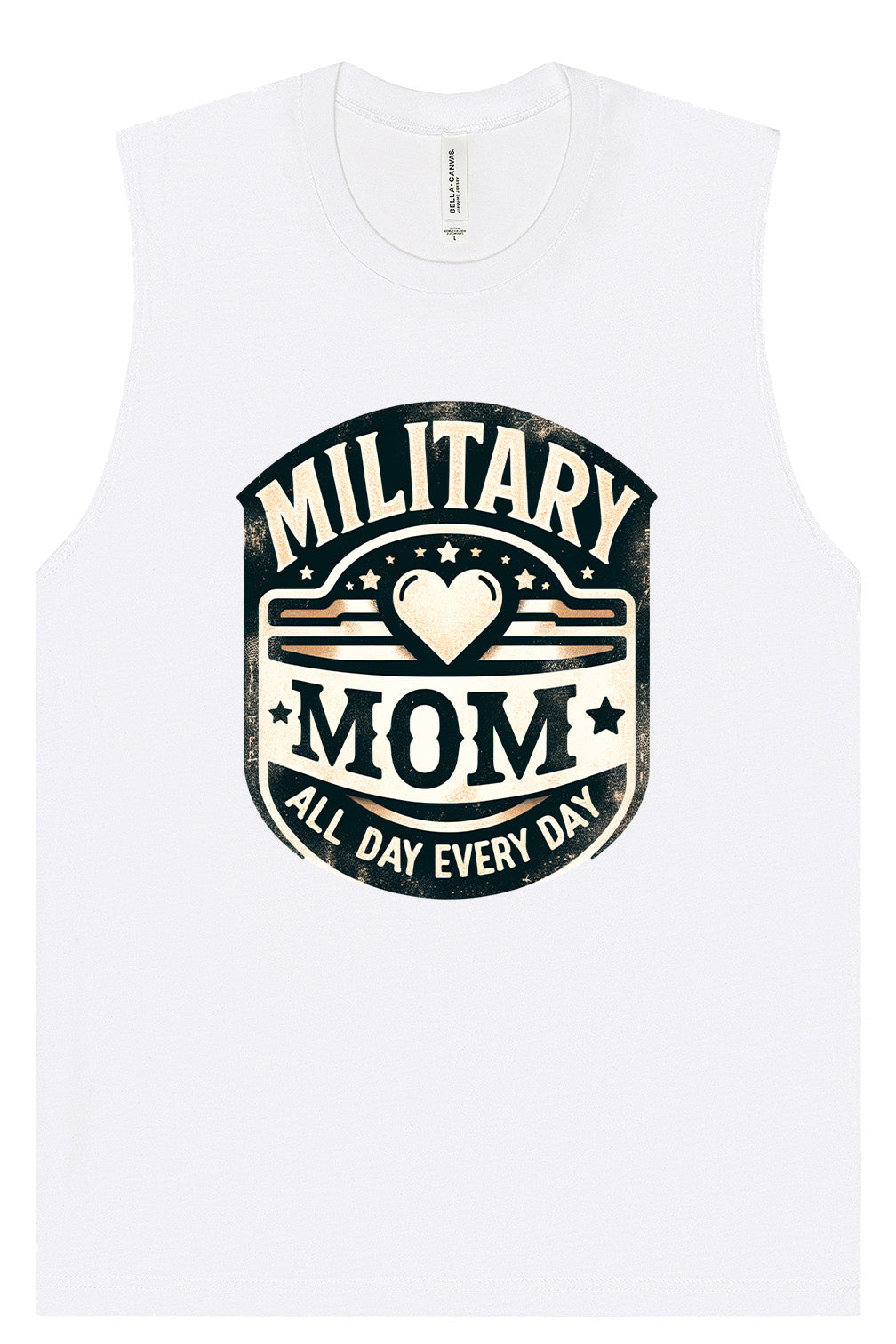 Proud Military Mom Muscle Tank