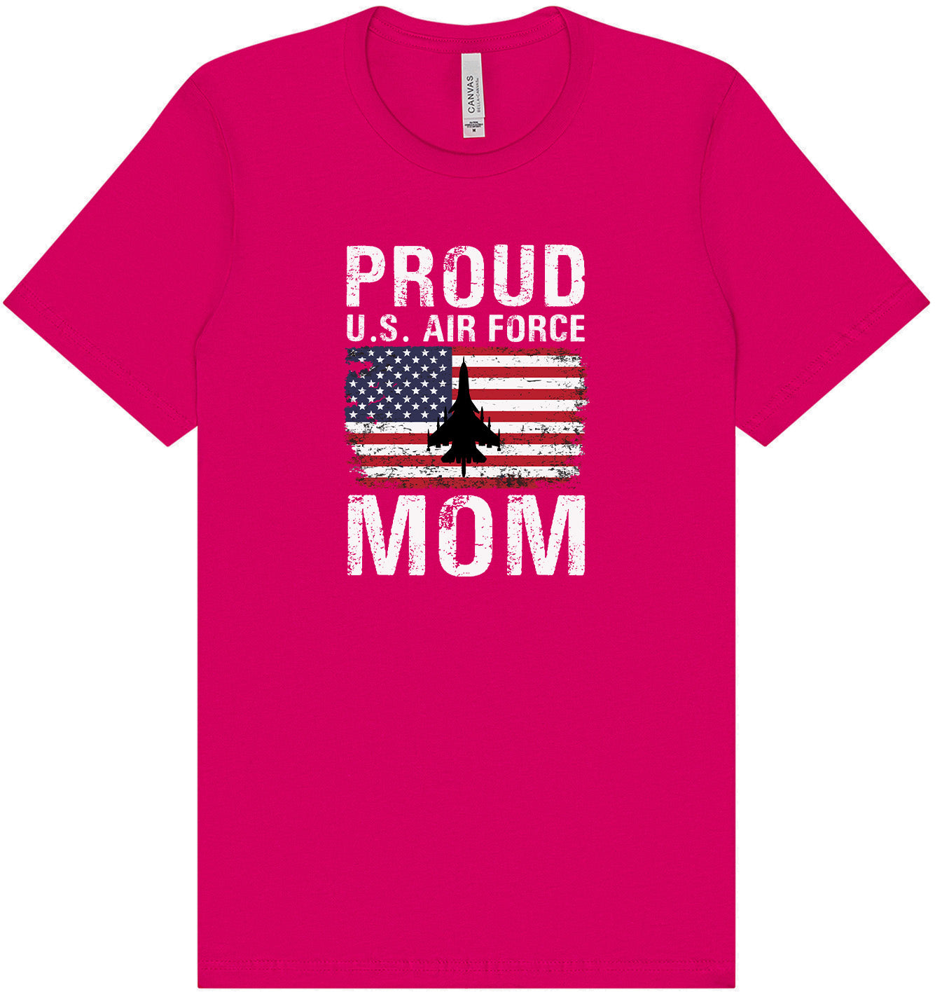 Proud Air Force Mom Adult Bella Canvas Shirt