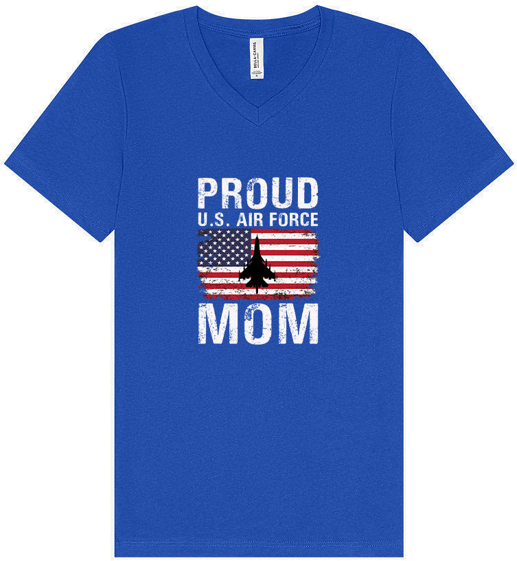 Proud Air Force Mom Unisex V-Neck Shirt