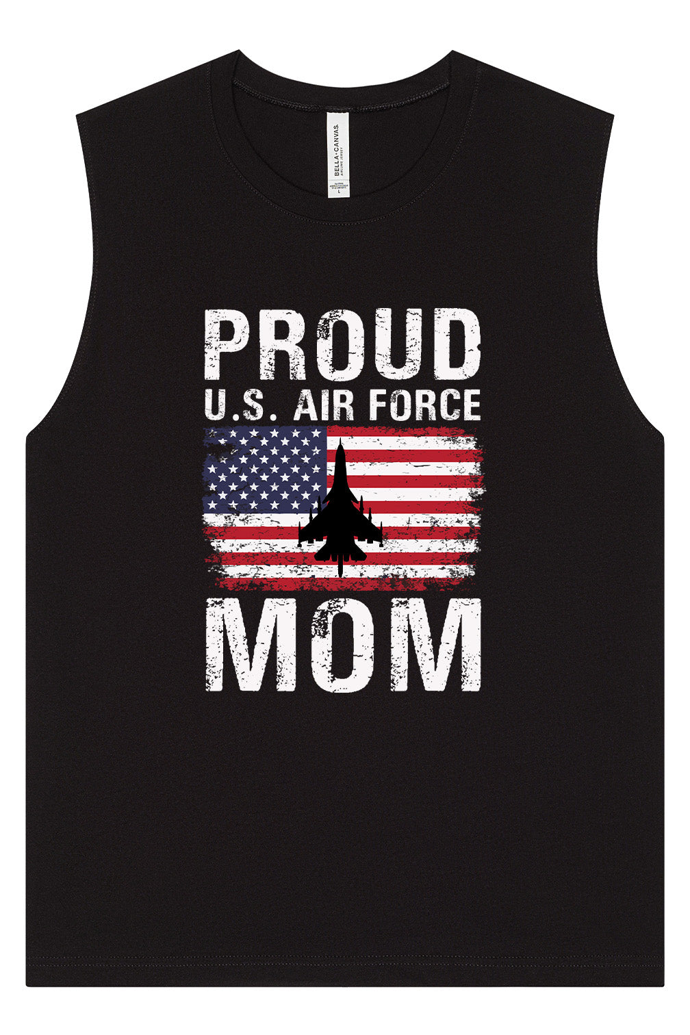 Proud Air Force Mom Muscle Tank