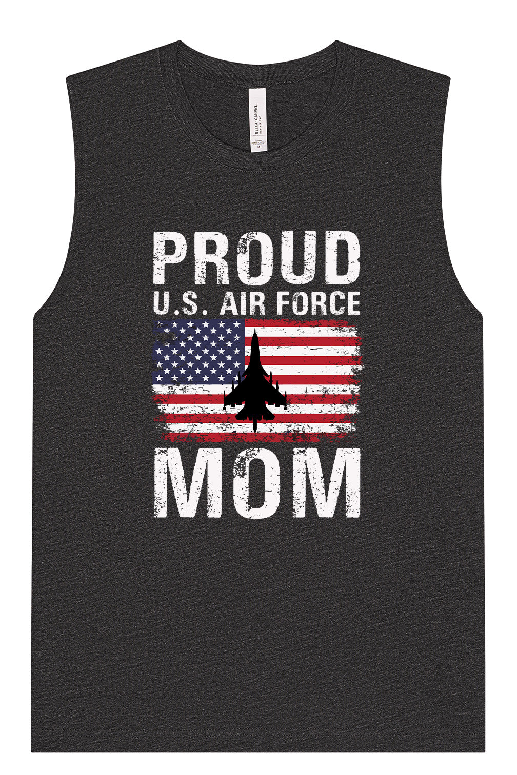 Proud Air Force Mom Muscle Tank