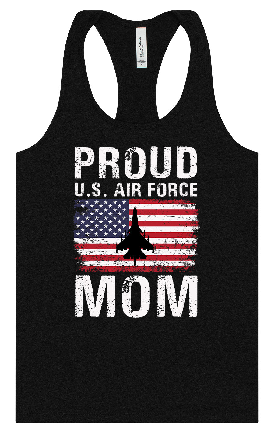Proud Air Force Mom Women's Racerback Tank