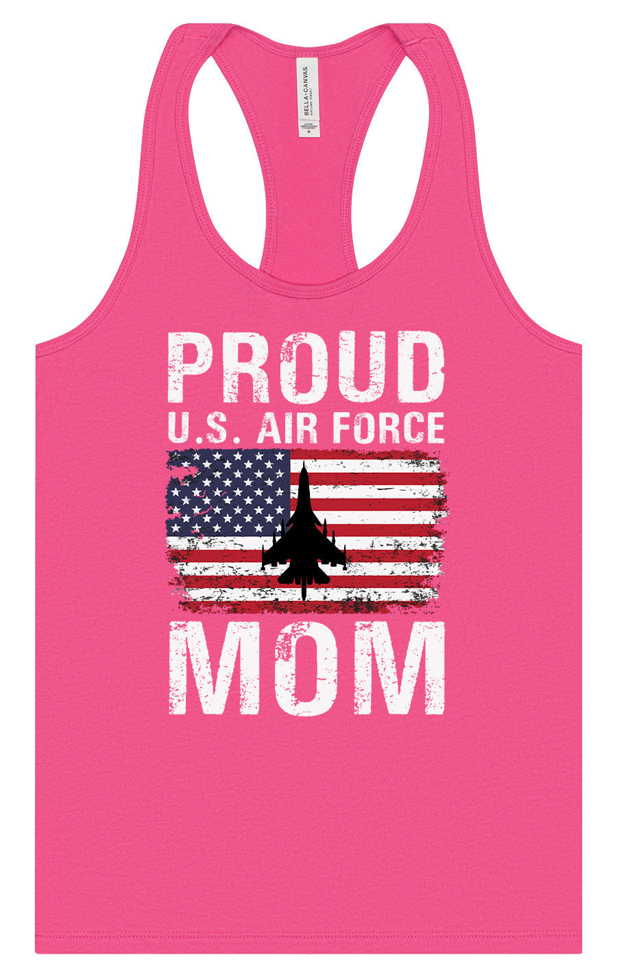 Proud Air Force Mom Women's Racerback Tank