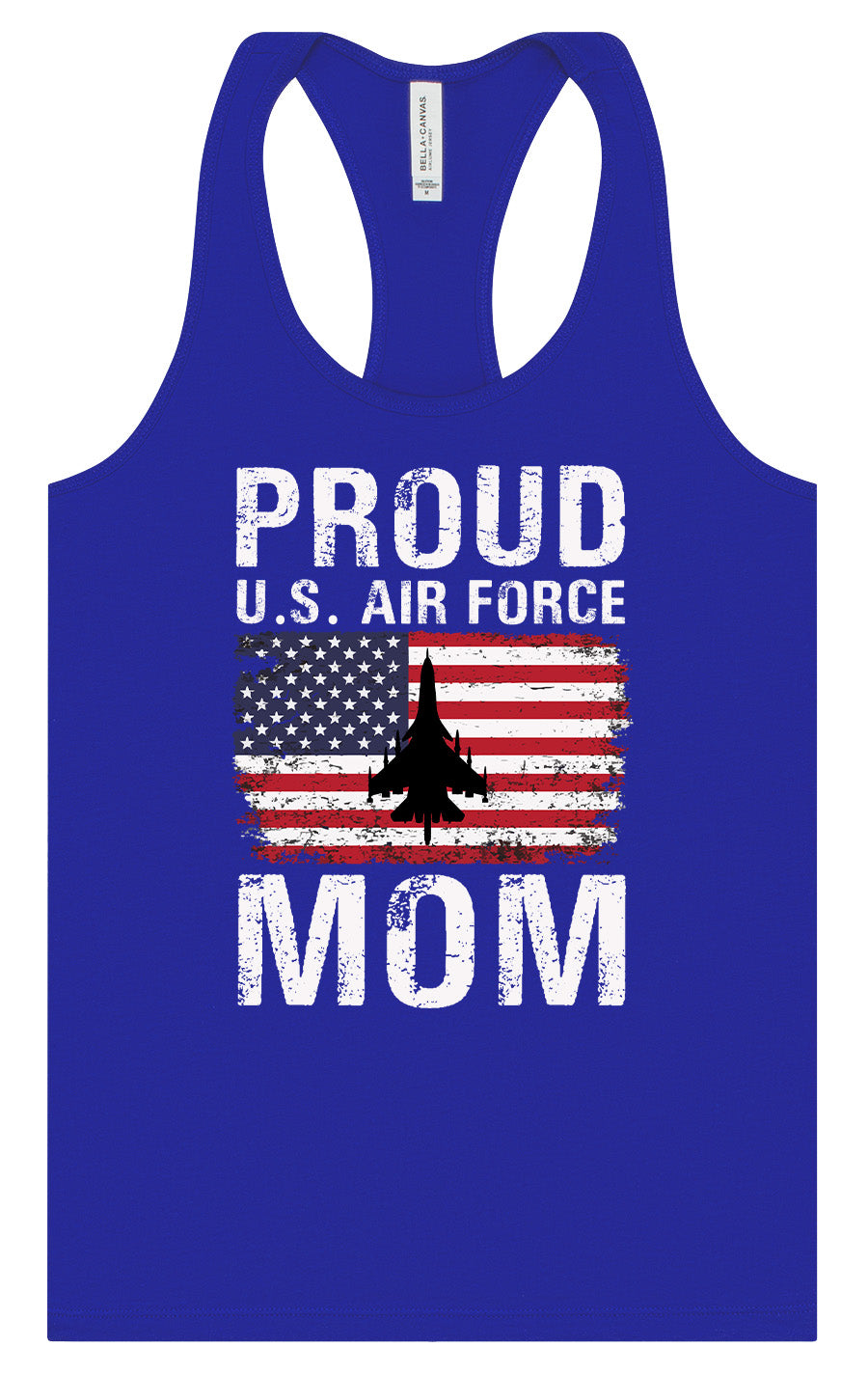 Proud Air Force Mom Women's Racerback Tank