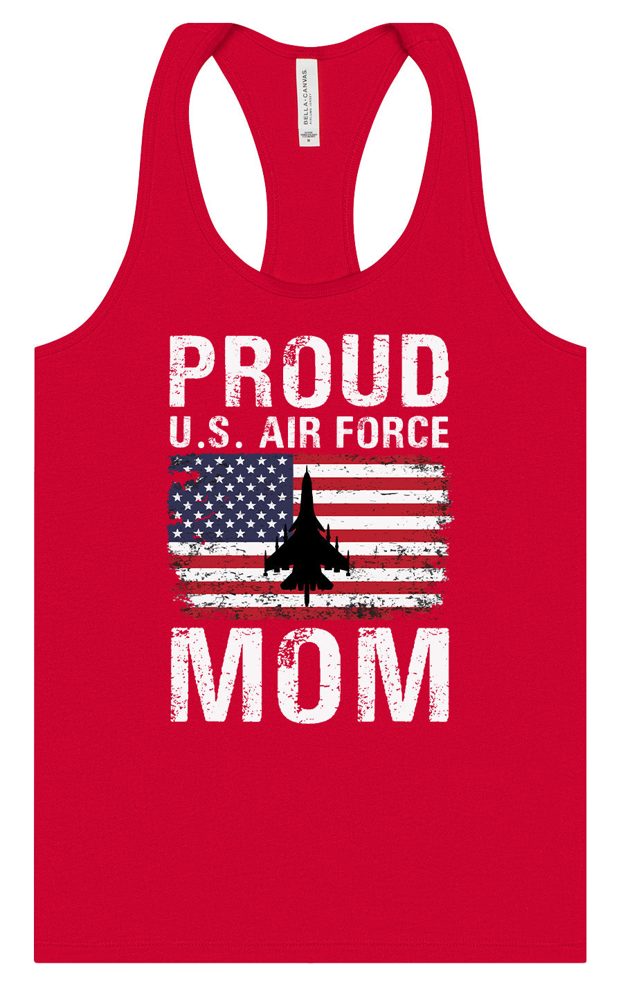 Proud Air Force Mom Women's Racerback Tank