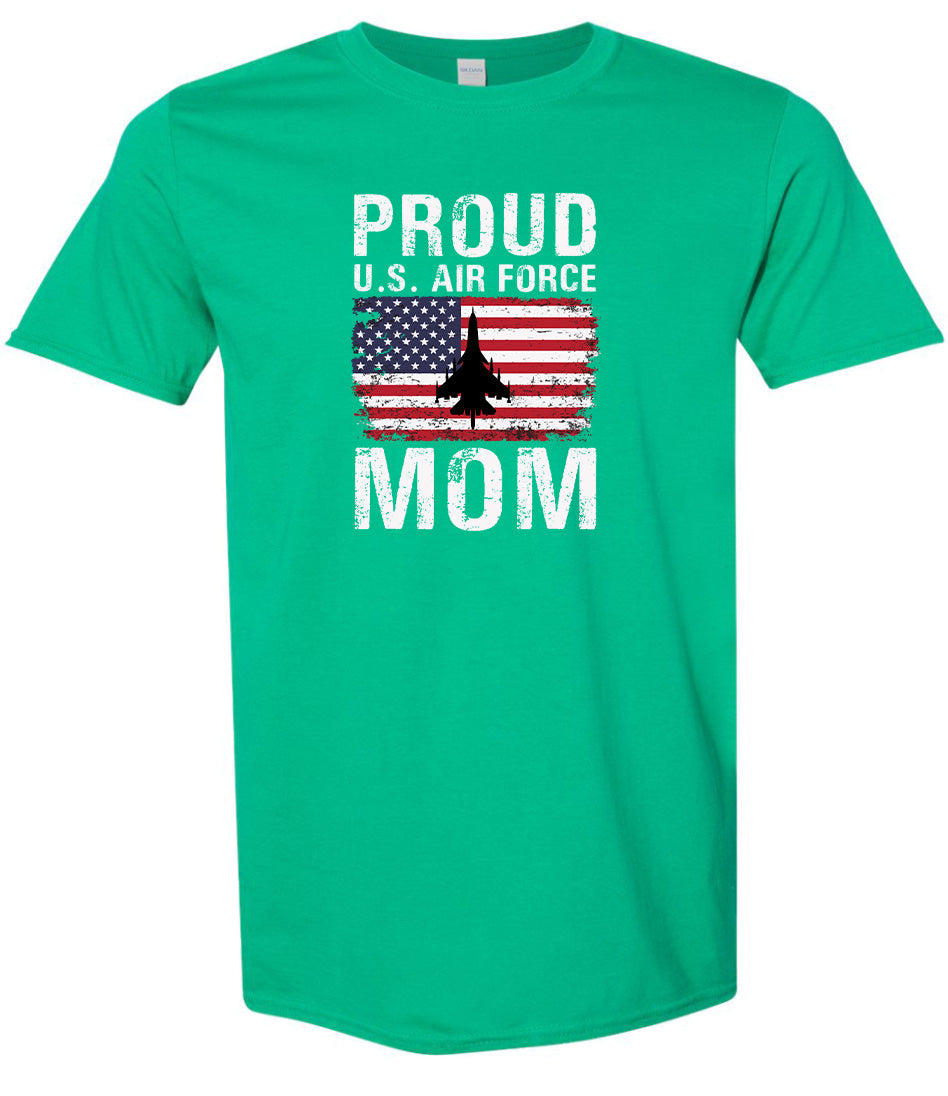 Proud Air Force Mom Adult Gildan Soft Shirt
